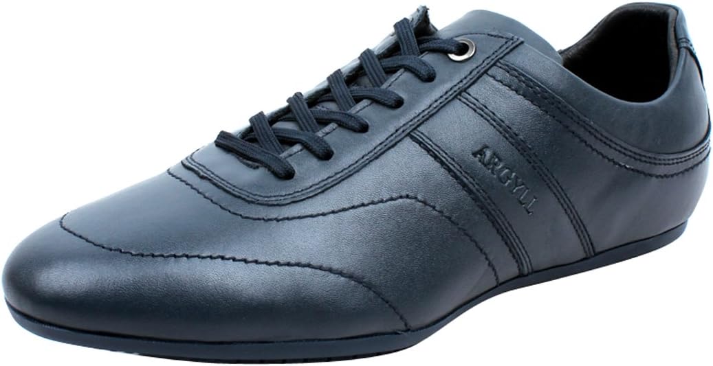YUMA Mens Leather Comfort Flat Lace Up Causal Business Shoe
