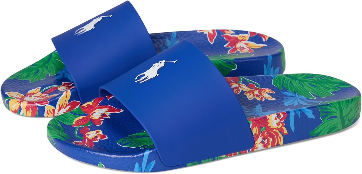 POLO RALPH LAUREN mens Floral-print Slide
