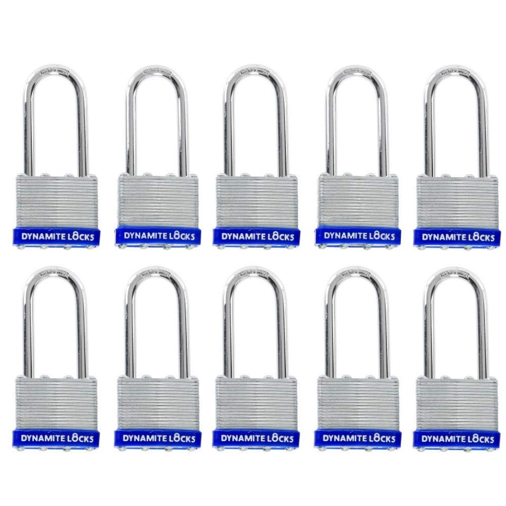 Buy Pack of 72, 40mm Dynamite Lock Laminated Steel Padlock Heavy Duty