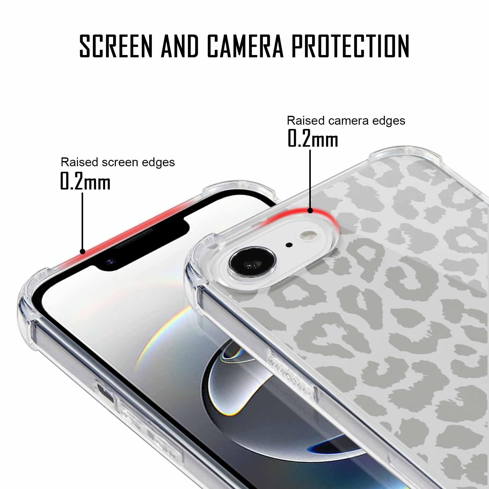 Yirlbey Cover per iPhone 16 Pro 6,3'' con Cordino, Aesthetic Fiocco Seashells Fiori Motivo Disegno Trasparente Silicone Case Corda con Regolabile Laccio Antiurto Protezione della Fotocamera Custodia