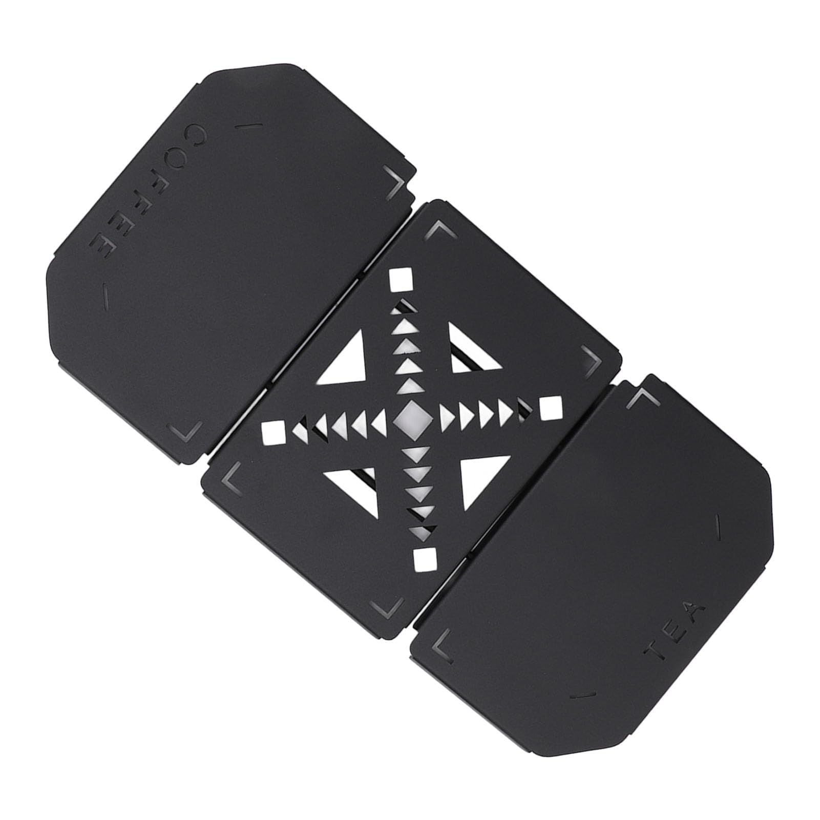 Table Top para Lunch Box, Aluminio Aleoy Portable Camping Table Gear Camping Gear, portátil de la mesa de la lonchera para entusiastas del café al aire libre (9.4L)