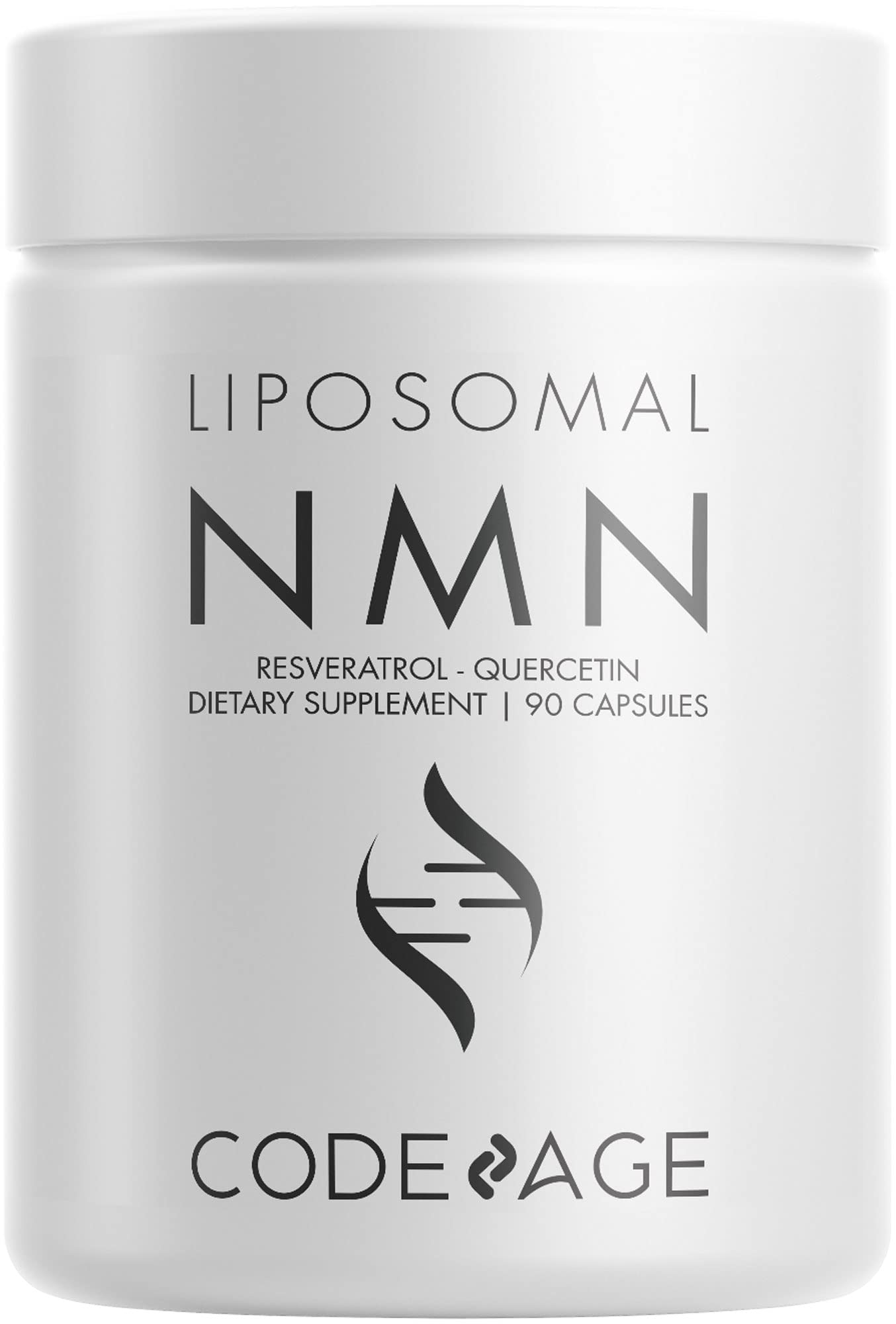 Codeage Liposomal NMN Supplement, Nicotinamide Mononucleotide, NAD precursor, Resveratrol, Betaine Anhydrous TMG, Riboflav...