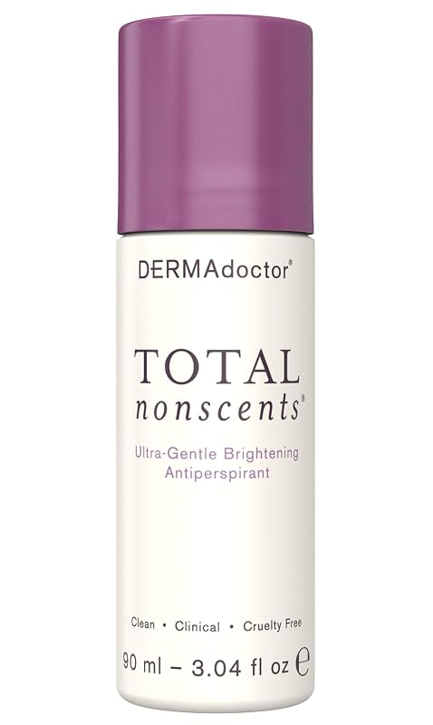 Antitranspirante em roll-on DERMAdoctor Total NonScents sem fragrância, 3.04 oz