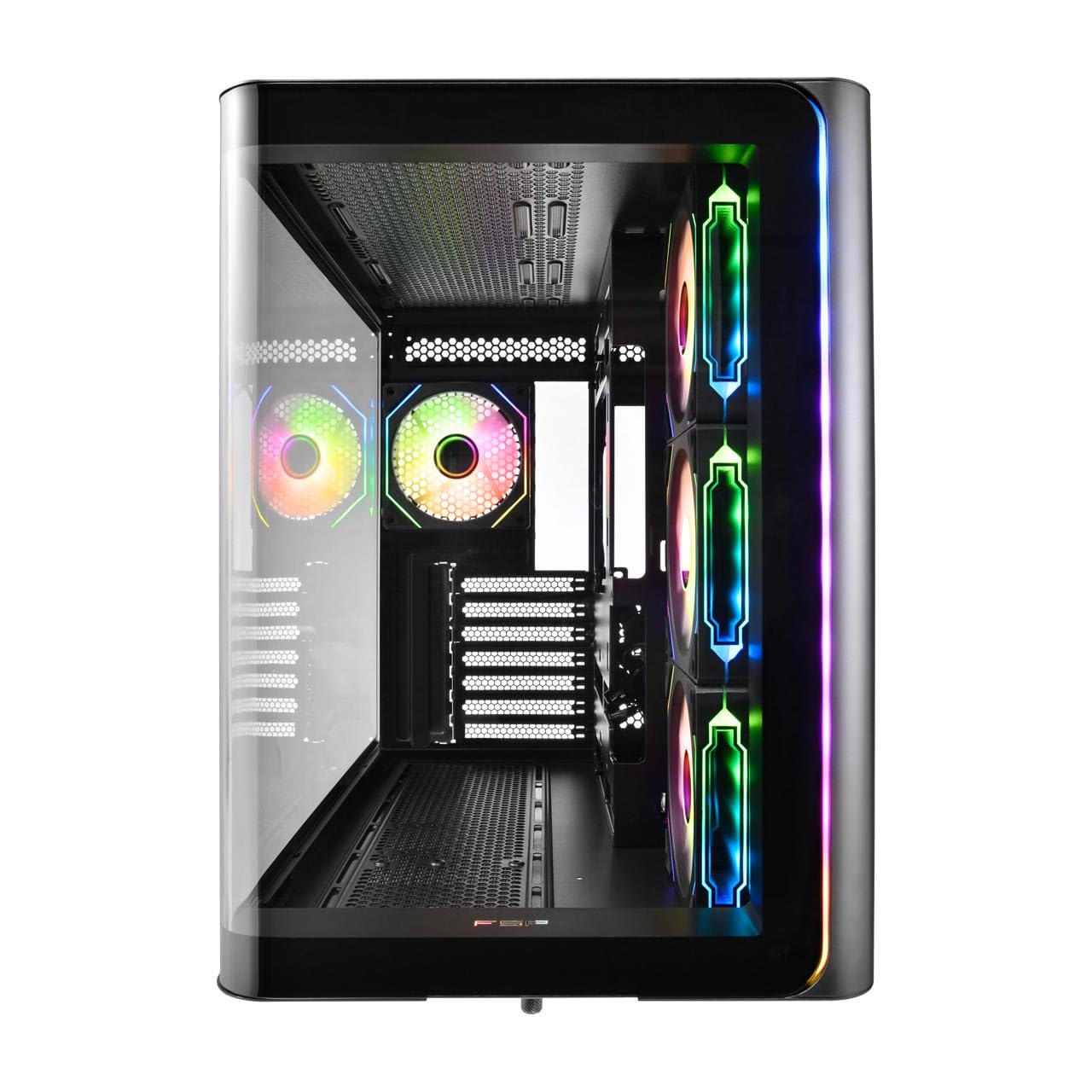 FSP Geh Midi M580-BA ATX/M-ATX/M-ITX o.N. Black retail (POC0000254)