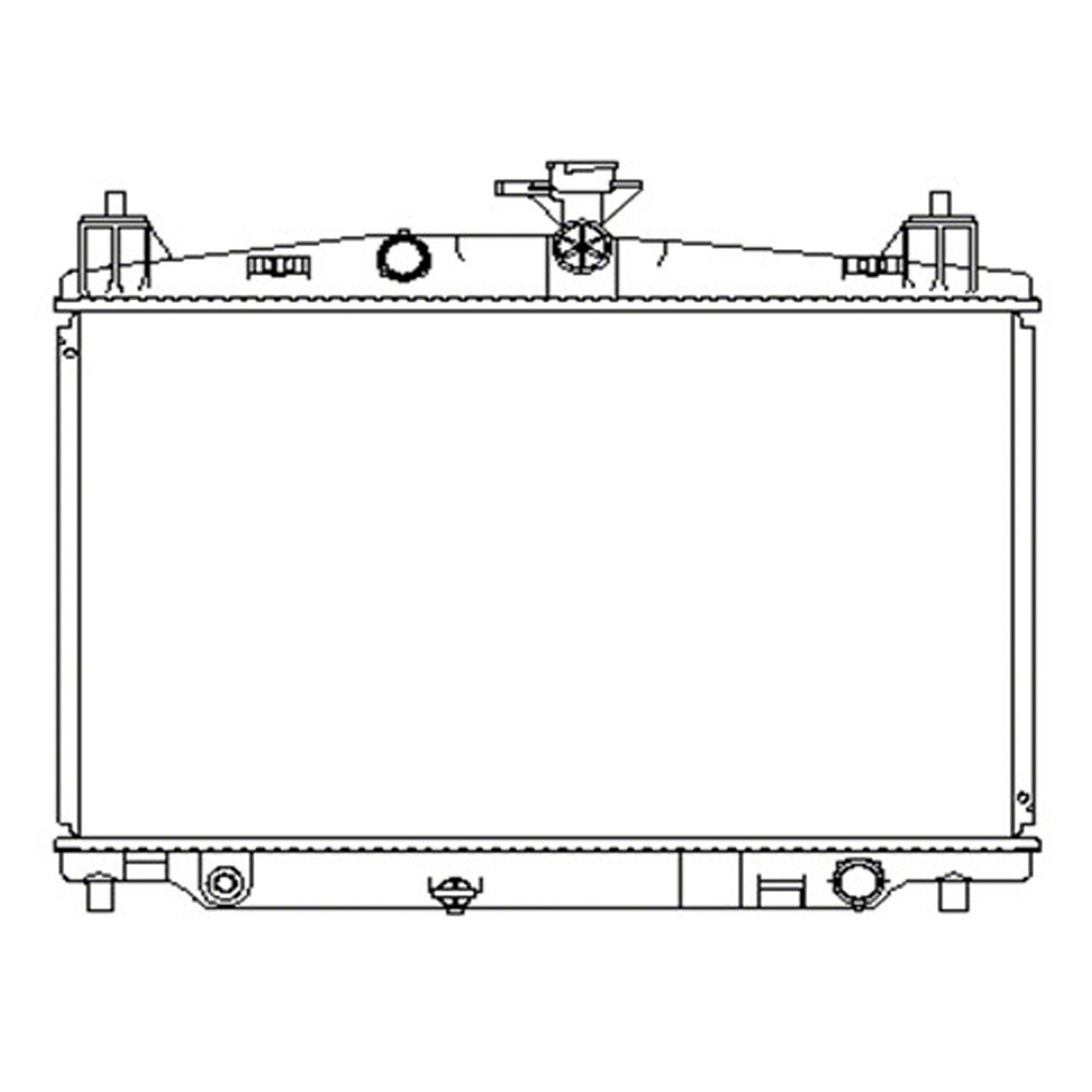 Amazon.com: CPP Front Radiator Assembly for 2011-2014 Mazda 2