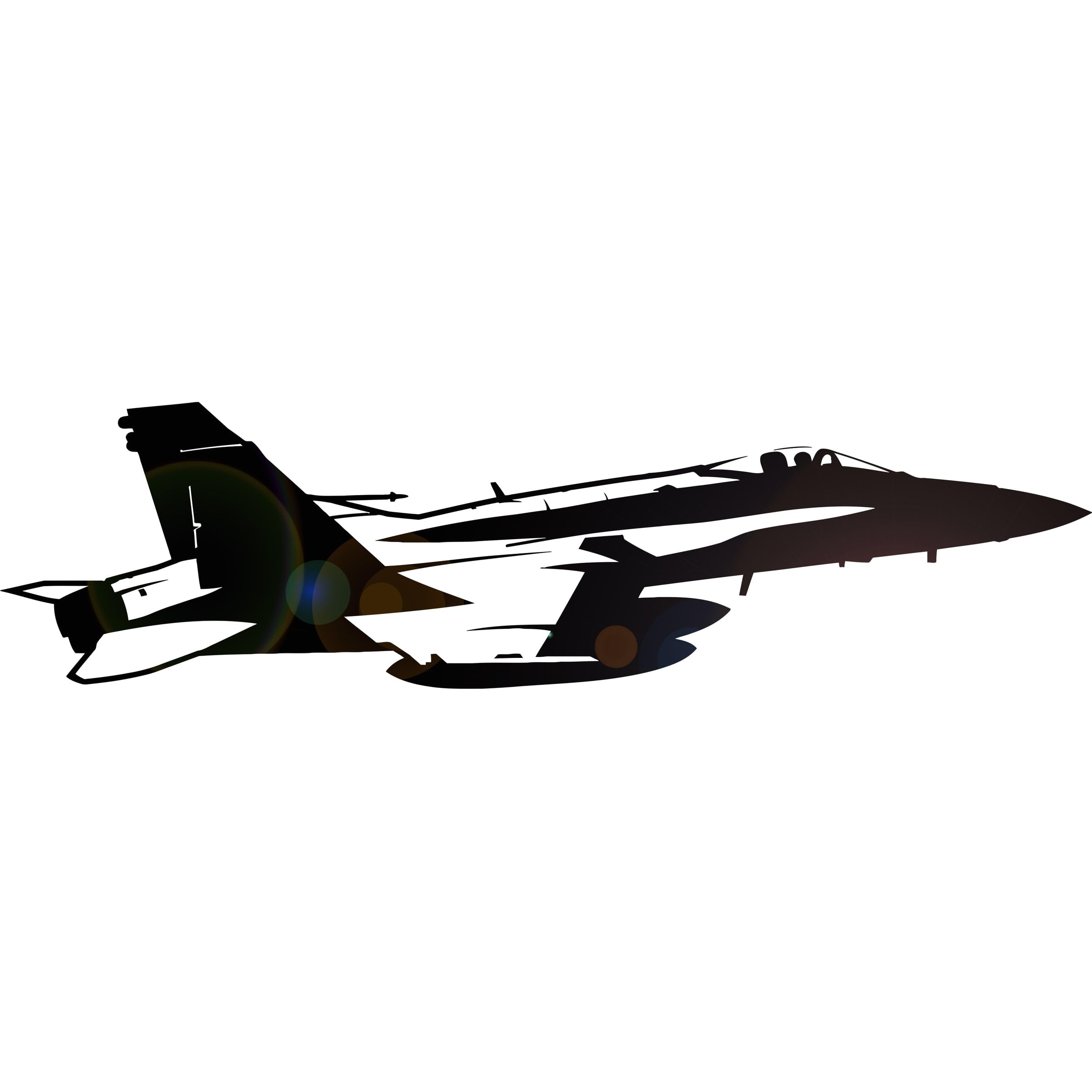 Fighter Jet Aircraft MilitaryDecorative Wall Sticker for Living/Office/Bedroom-image-16
