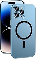 Vista 17 de Funda magnética de aluminio de metal mate para iPhone, funda magnética delgada de aleación protectora de lente de cámara para iPhone 14 Pro Max 13