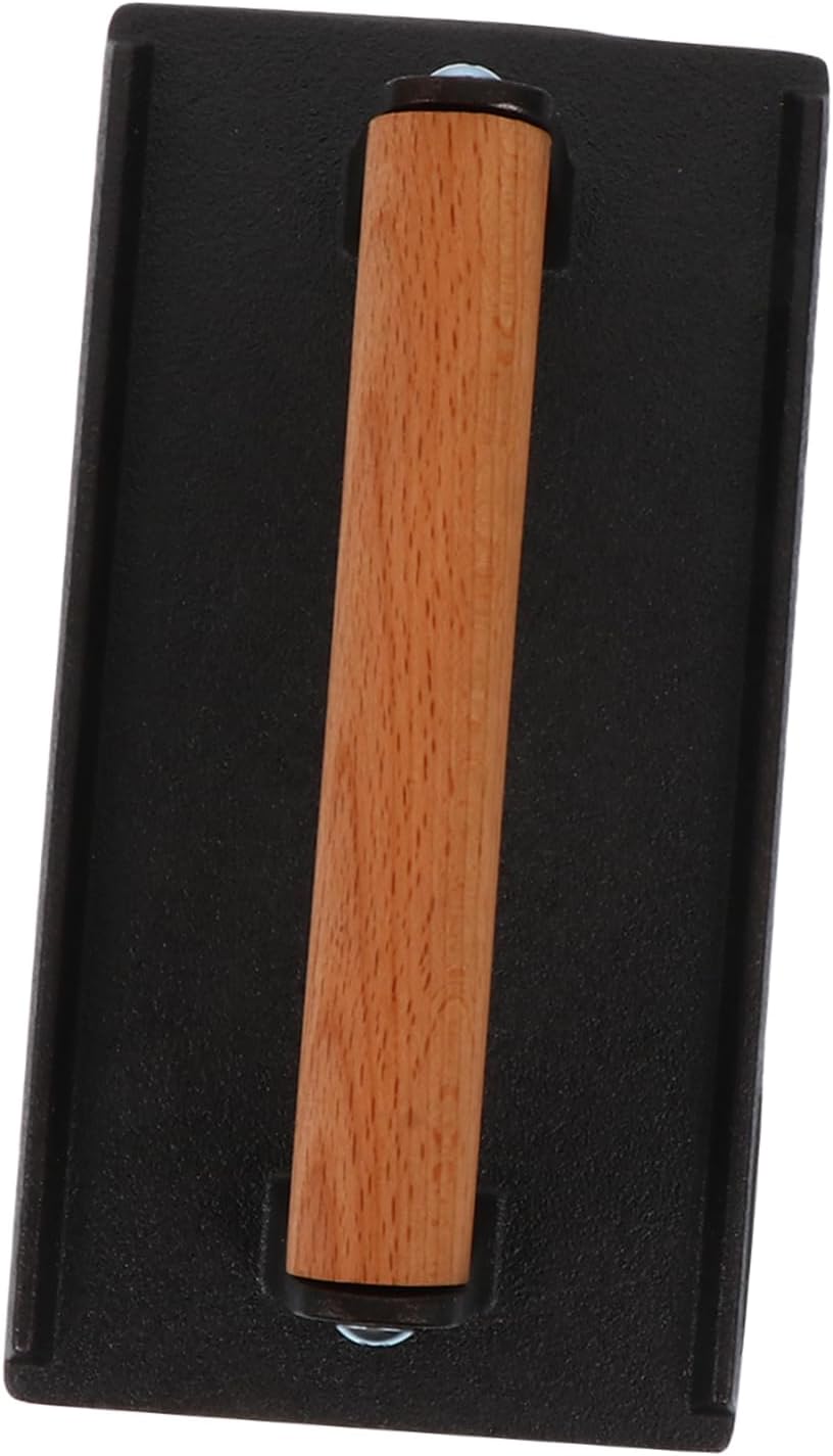 1pc Cast Steak Press Ergonomic Handle Efficient BBQ Burger and Meat Weight Prevents Curling Edges for Healthy Grilling and Outdoors