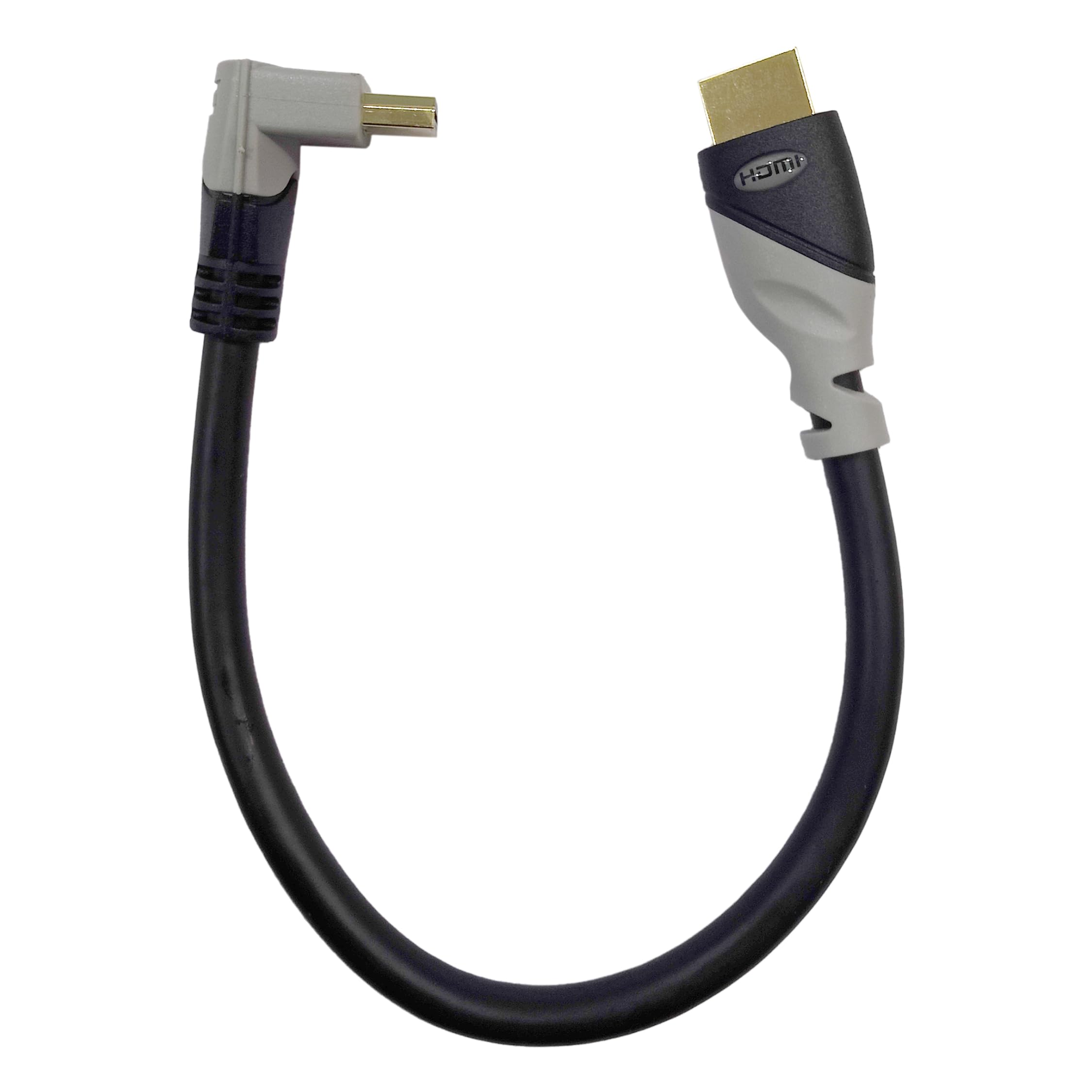 CABLESETC HDMI 2.0 Male to Male 90 degree Right Angled Cable, 4K, Gold Plated, Double Molded, 30 cm (DOWN) (B0CR7JVKRB) Amazon Price History, Amazon Price Tracker