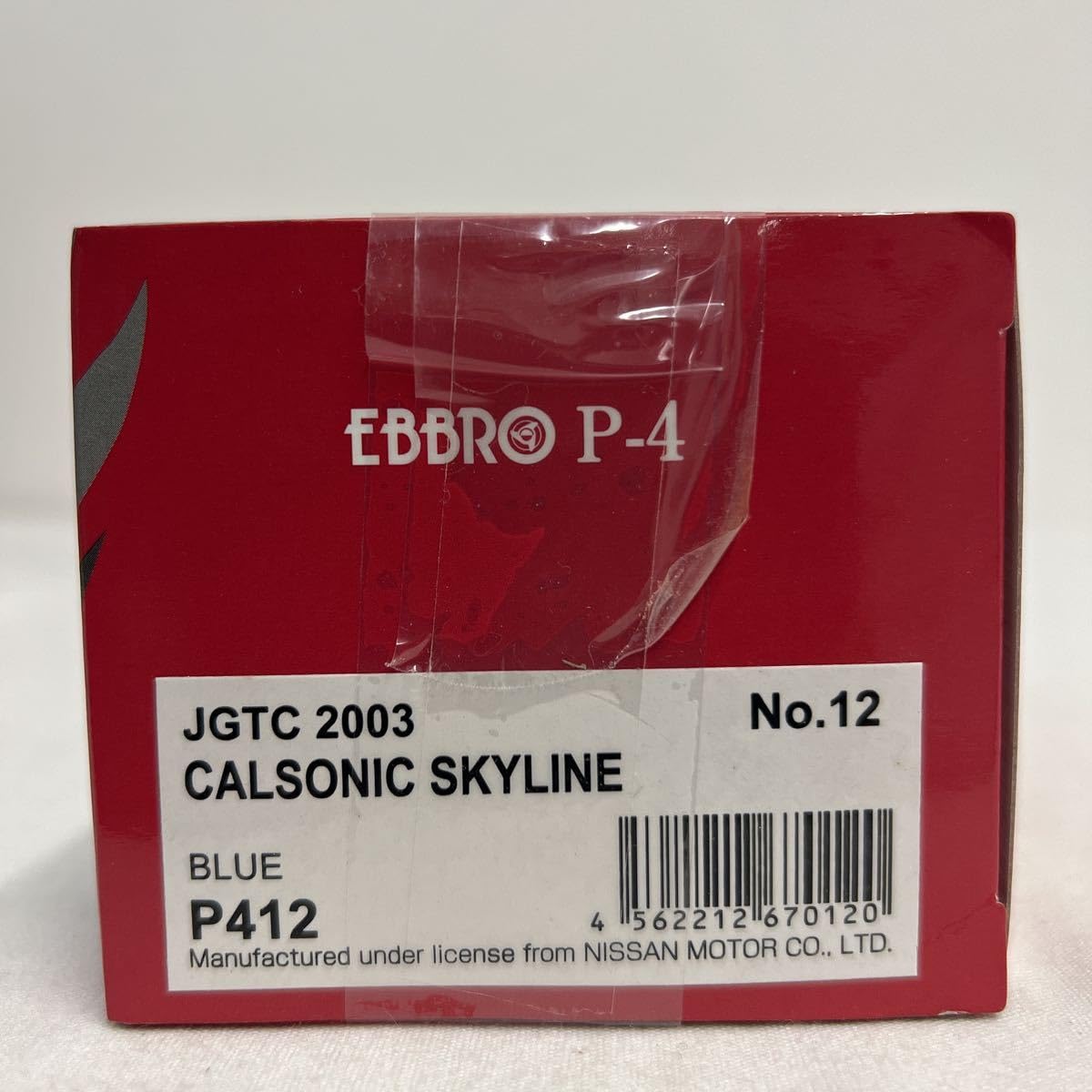 Amazon | EBBRO P-4 1/43 CALSONIC SKYLINE JGTC 2003年 #12