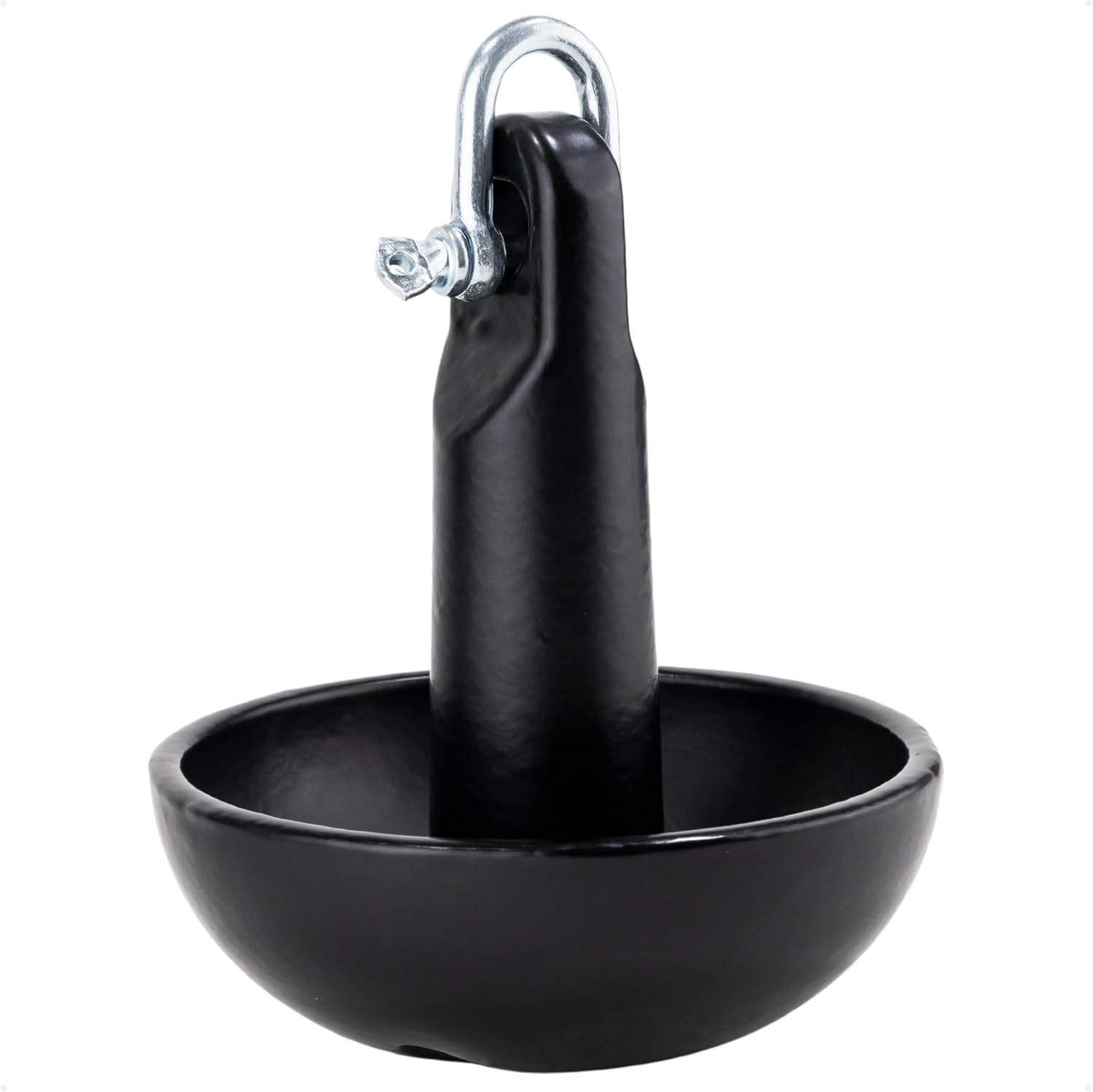 Five Oceans Mushroom Boat Anchor & Boat Anchor Kit, Black PVC Vinyl Coated, Multiple Sizes for Paddle Board, Small Boat, Jet Ski, Canoe, Kayak Anchor