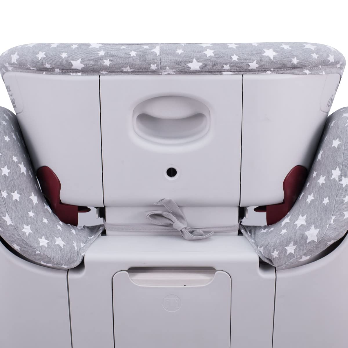 JYOKO Kids Bezug kompatibel mit Römer KIDFIX II XP SICT, kidfix 2 S, Kidfix Z - Line (WHITE Star, OHNE Auge)
