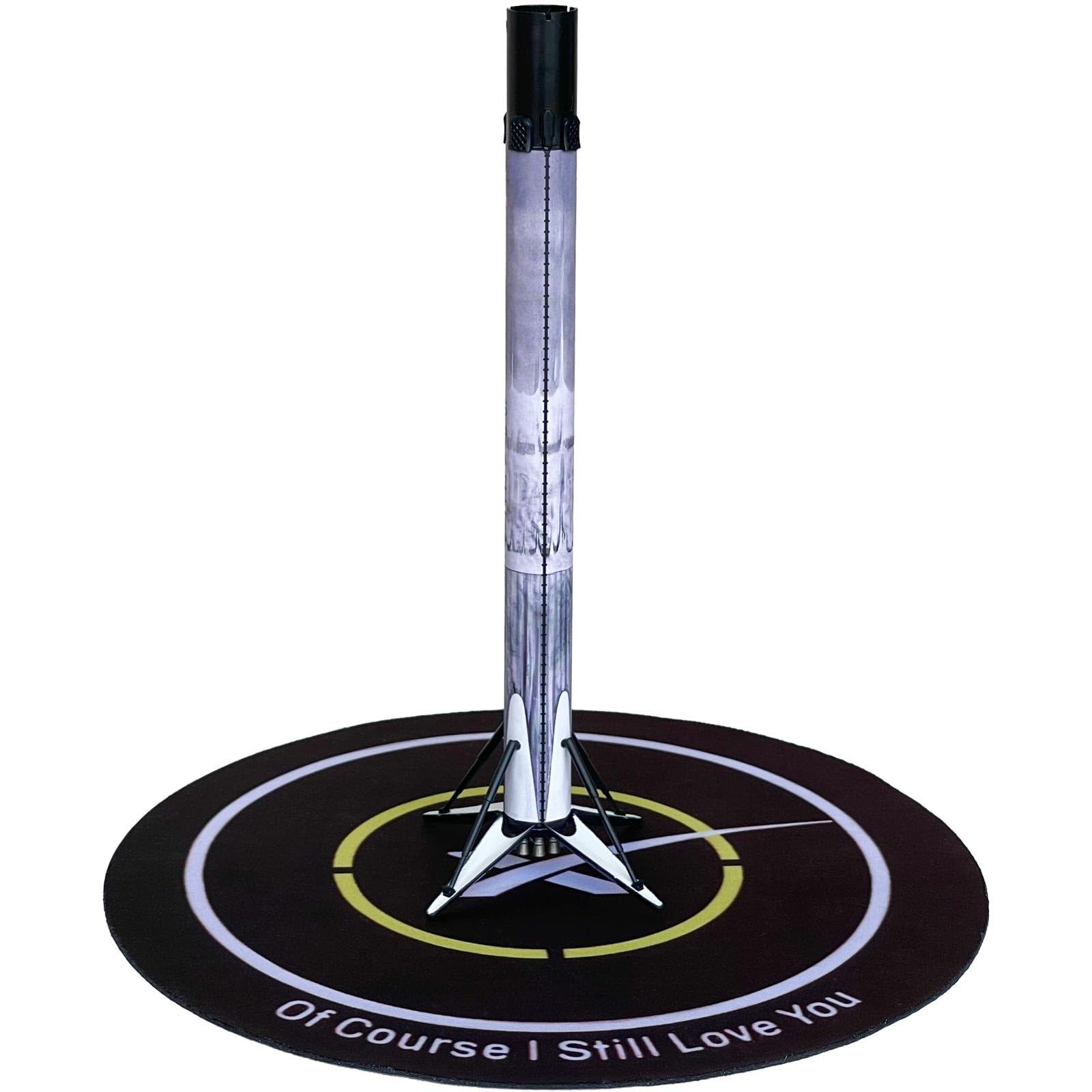 Mahfisj 1:200 Scale SpaceX Falcon 9 Rocket Model – SpaceX Recovery Launch Vehicle Replica Metal Diecast F9 Starship Falcon Heavy Model Ideal Desktop Decoration and Gift for Space Enthusiasts