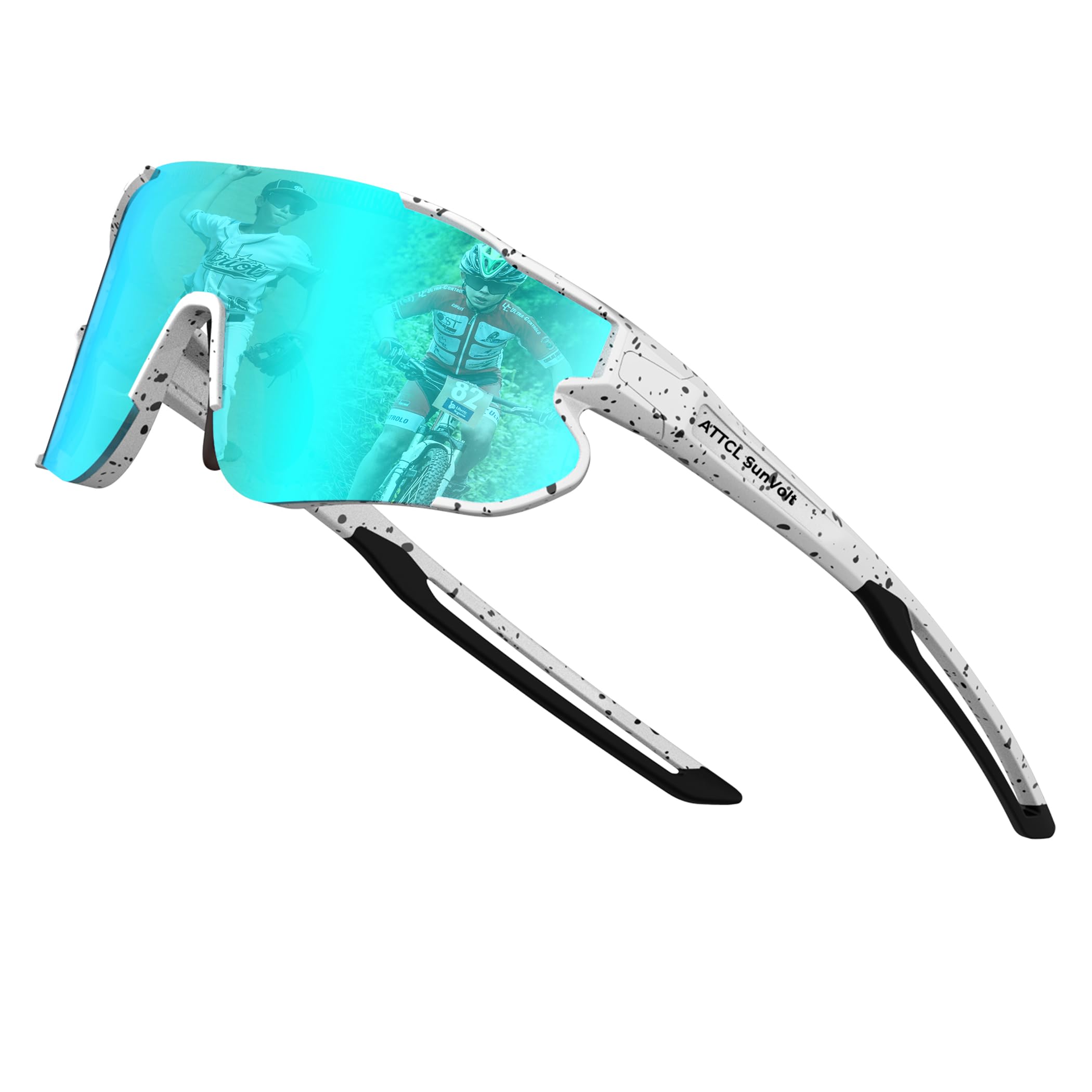 Kids Sunglasses: Youth Baseball Sunglasses UV400 Lightweight TR90 Sports Cycling Shades for Boys Girls Softball Running