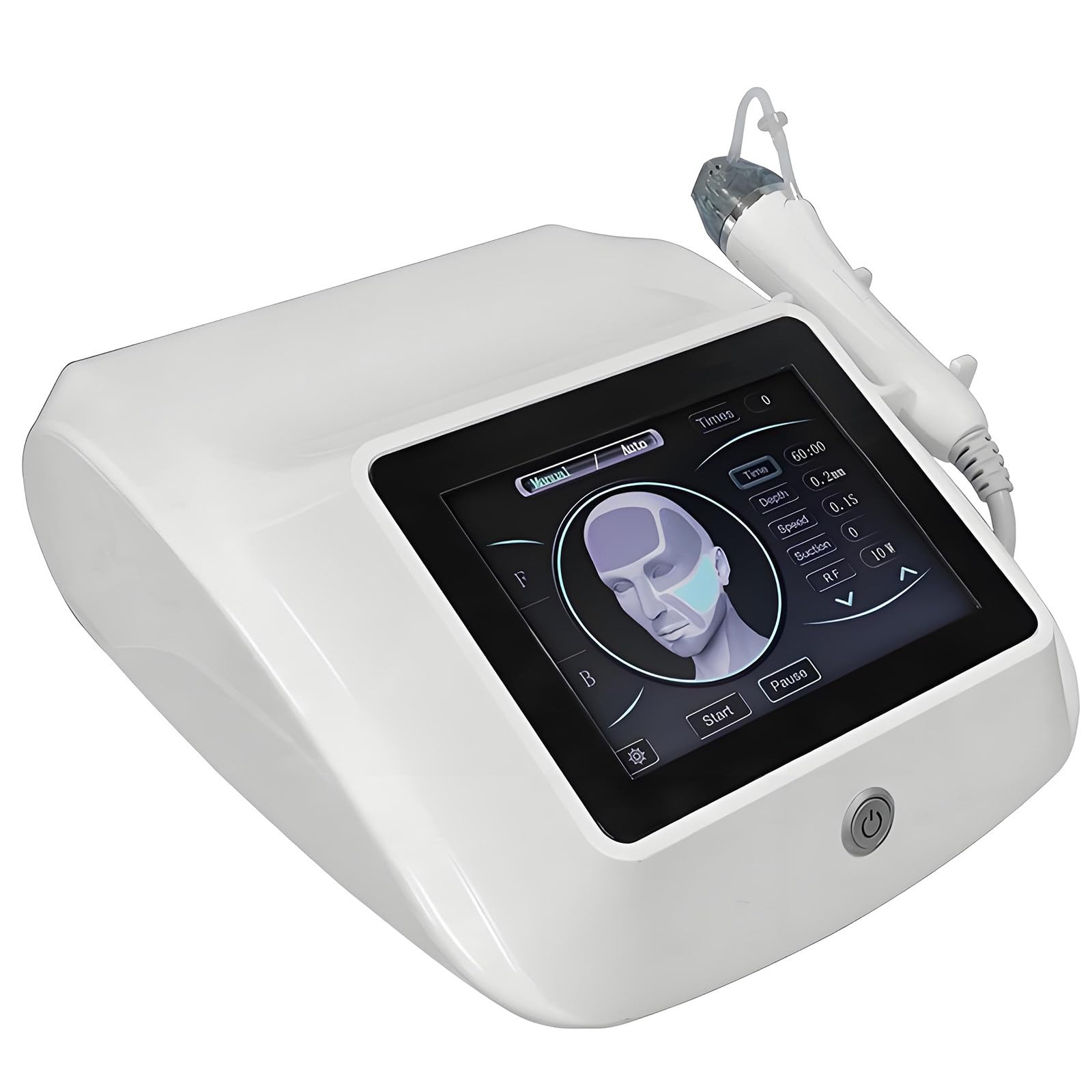 Máquina Radiofrecuencia Fraccional 2 En 1,Fraccional Máquina De Radiofrecuencia,Lifting Facial con Microagujas Y Reafirmación Piel,Elimina Estrías Y Cicatrices Acné,para Casa