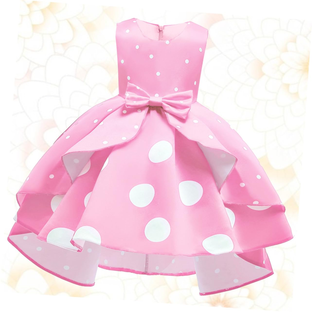 Vestido de Verano para Niñas sin Mangas Talla 120 Rosa