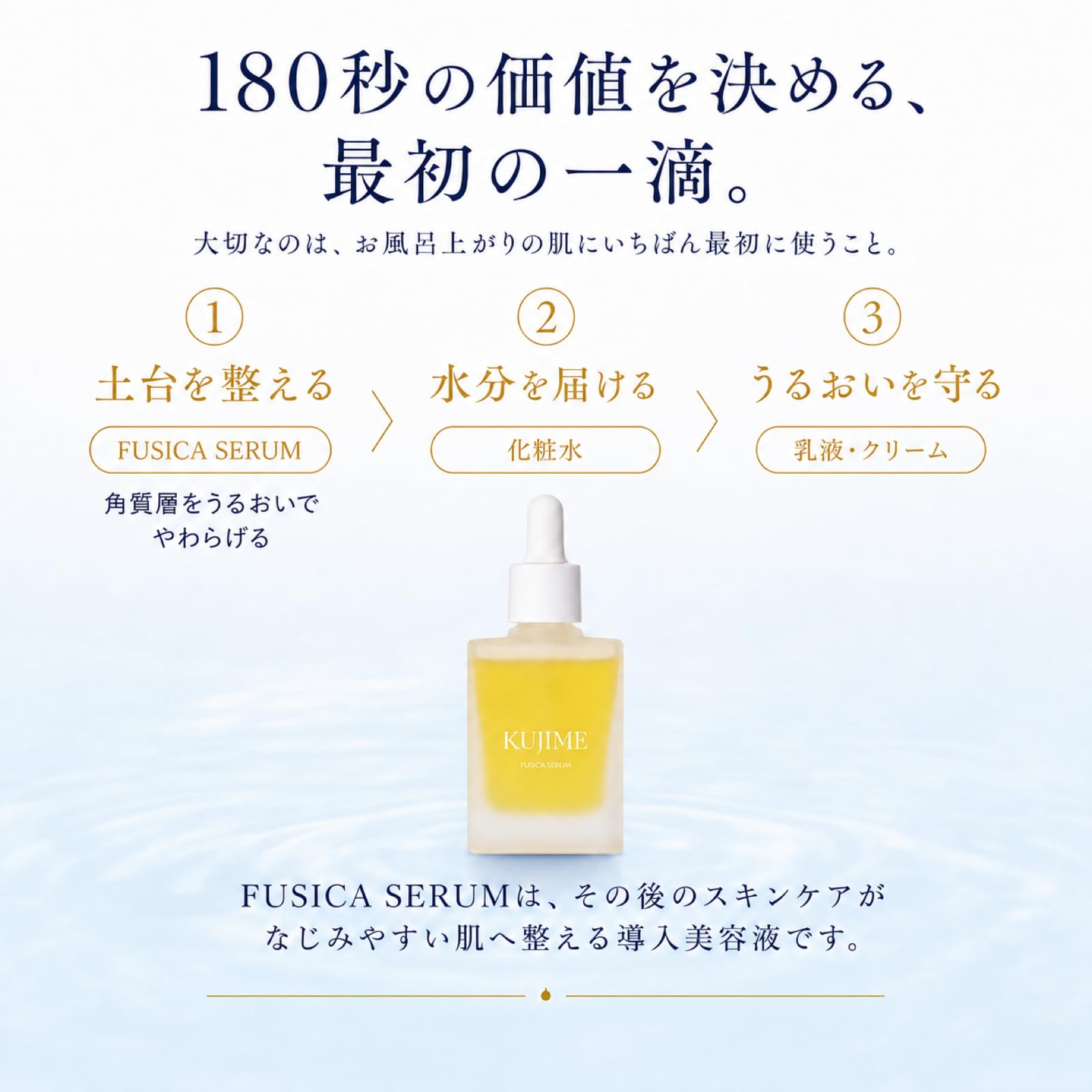 Amazon.co.jp: 【公式】KUJIME FUSICA SERUM 導入美容液 セラム