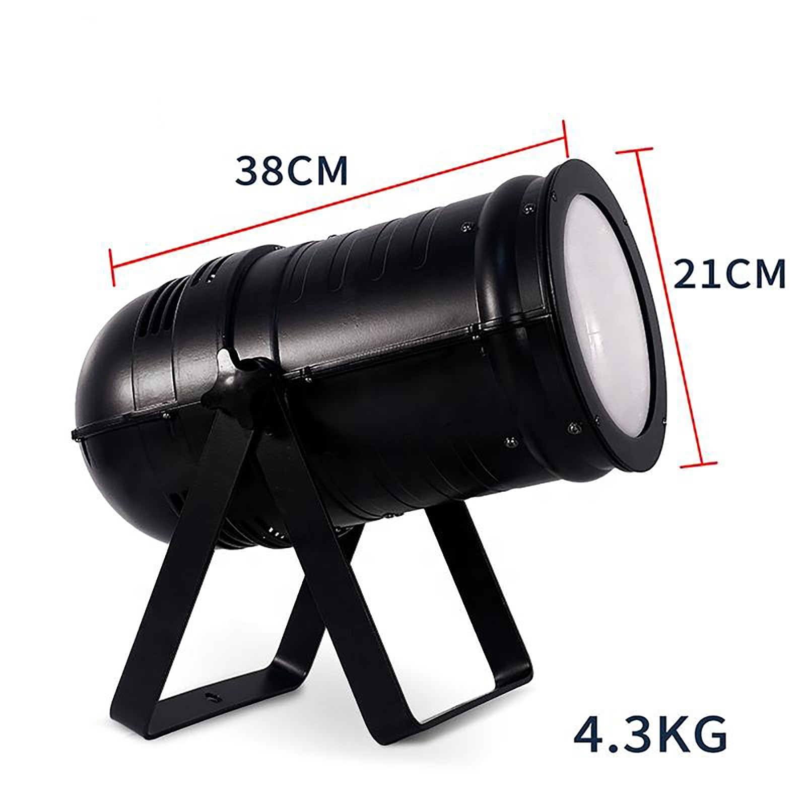 Projecteur Par LED COB 150W - 2 En 1 Blanc Froid/Chaud, DMX512, Stroboscope - Pour Théâtre, Mariage, Photo