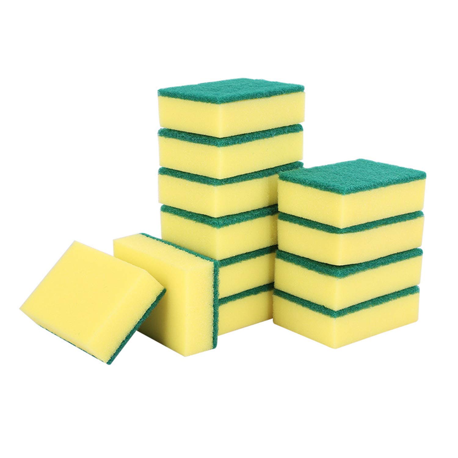 SAVORLIVINGDishwash Sponge Scrub Sponges,Kitchen Cleaning Sponges,Eco Non-Scratch for Dish(Pack of 20)
