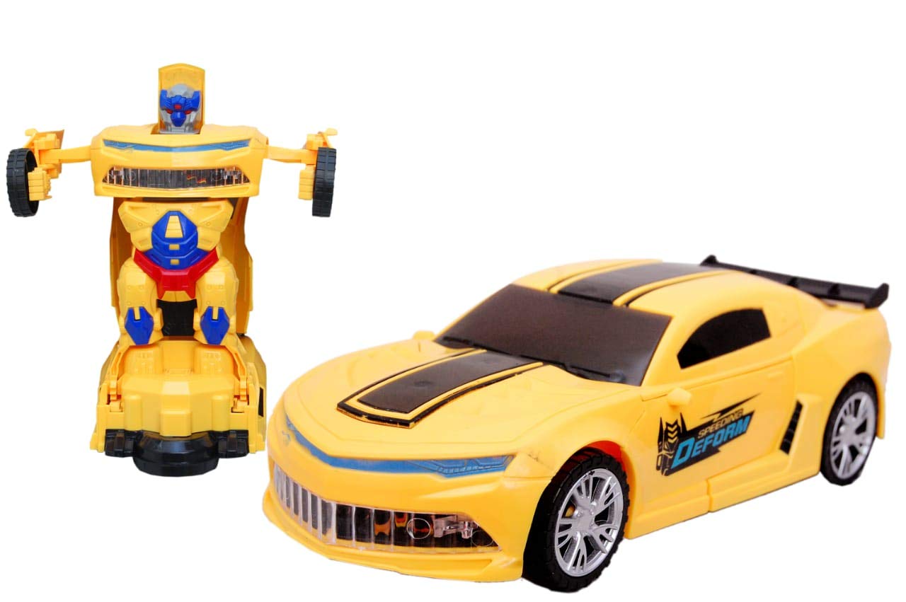 Geet Creation Super Toy car to Robot converting Transforming Toy with