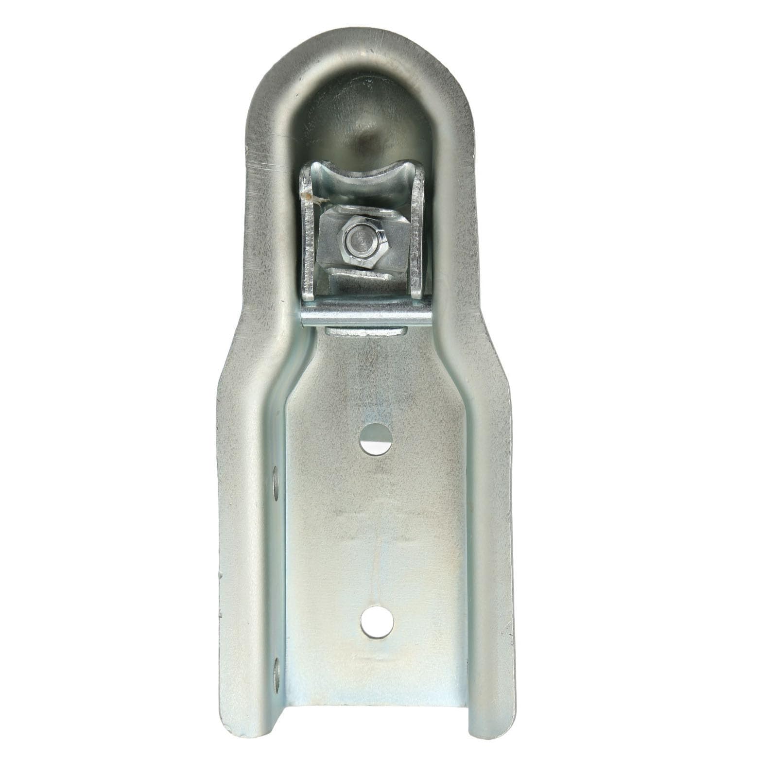 Acoplador de Remolque de Lengüeta Recta Bola de Enganche de 50 Mm Canal de 75 Mm Capacidad de Carga 3500 para Acoplamiento de Enganche de Tubo Cuadrado de 75 Mm Acoplador de