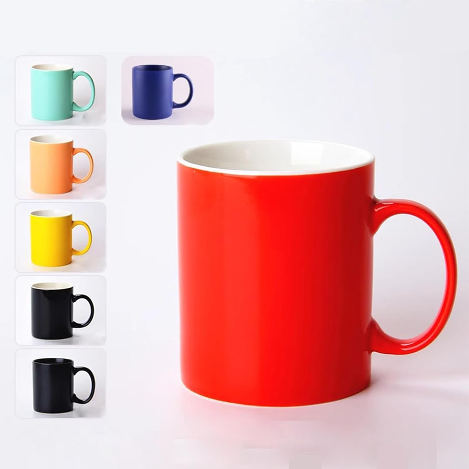 Custom coffee mugs, custom ceramic coffee mugs, fun mugs, personalized gifts, Custom mugs with photos, laser engraving, event gifts (black)