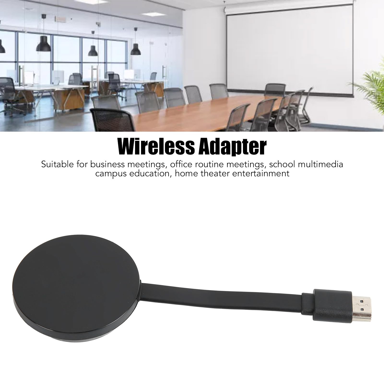 Dispositivo di Streaming HDMI 1080P Full HD, Adattatore Display WiFi Wireless per TV/proiettore/monitor con Mirroring dello Schermo per PC IOS Android, Ricevitore Wireless 2.4G