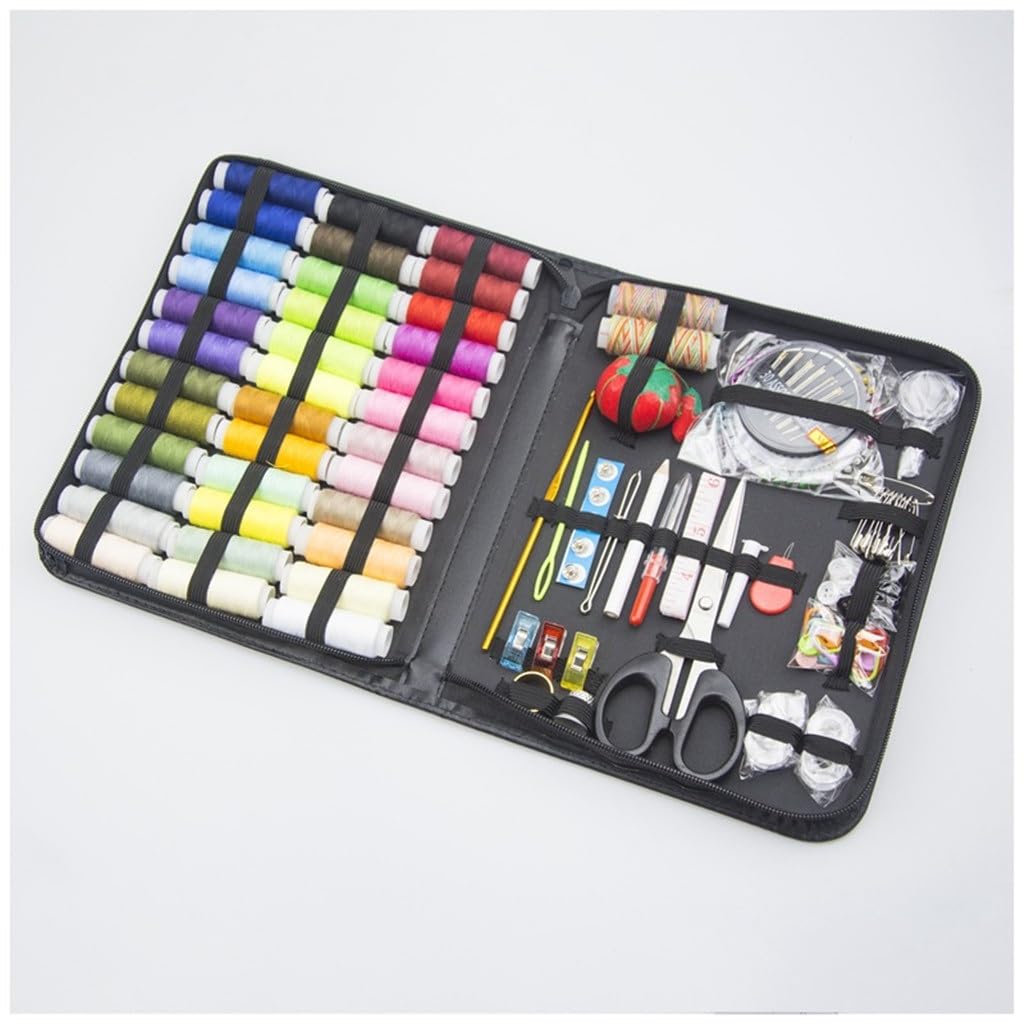 Kit de Costura Diario para el hogar, Caja de Costura, Herramientas de Costura combinadas, Juego de 183 Piezas