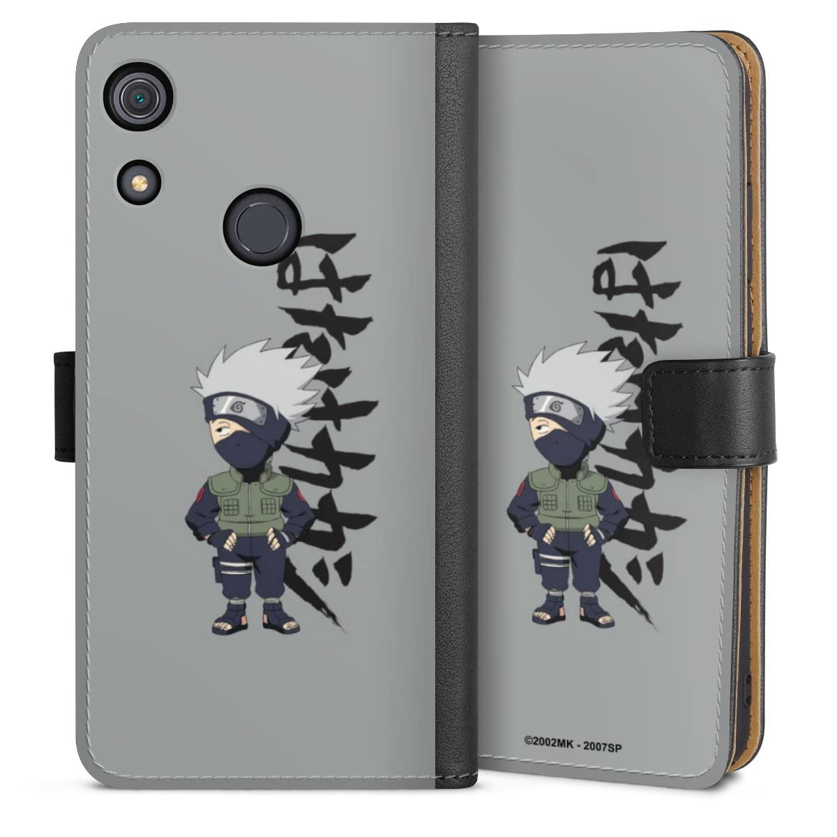 DeinDesign Etui Compatible avec Huawei Y6s Etui Folio Etui magnetique Produit sous Licence Officielle Naruto Shippuden Kakashi