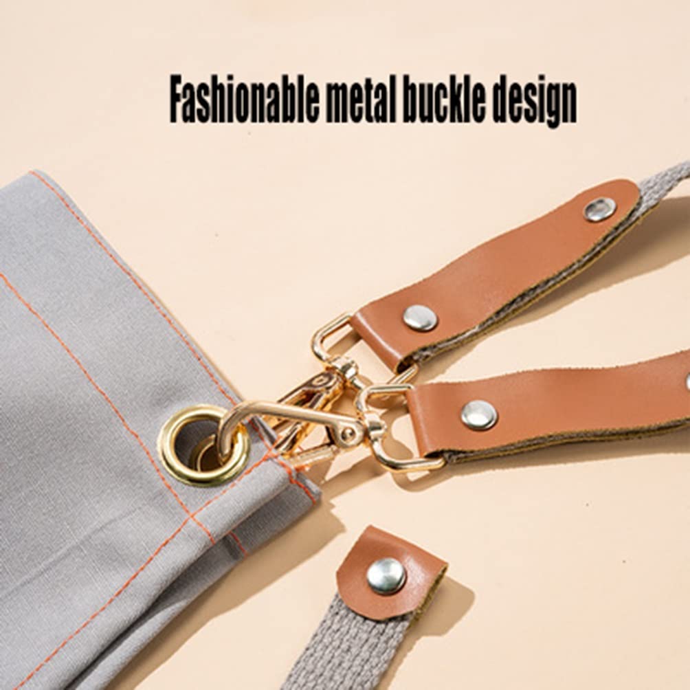 Delantal de Soldadura Denim Fashion Work Delantal, Baker/Barista/Bartender Tool Delantal, Hombres Y Mujeres Delantales Delantales con Bolsillos (Color : Blue, Size : 77x63cm)