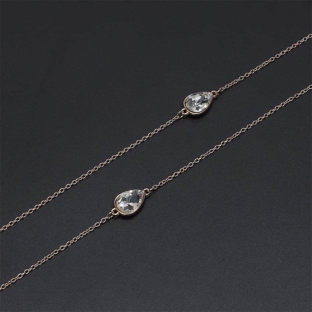 Accessoires Metall Brillenschnüre Wassertropfen Anhänger Brillenketten Modeaccessoires
