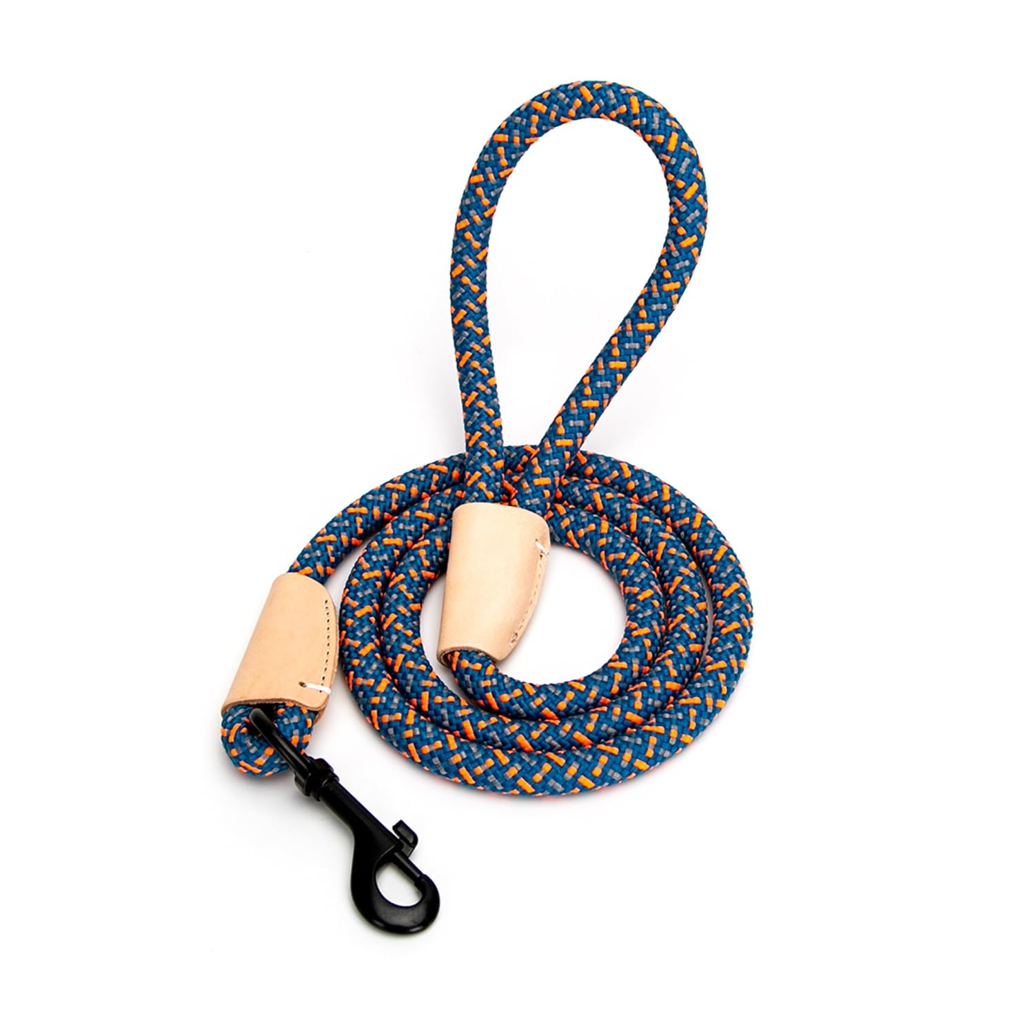 Strong and Adjustable Rope Dog Leash - Ideal for Walks and Training Provides Control and Comfort, Monochrome - Image 4