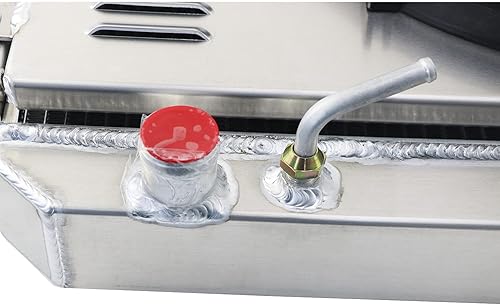 Miniatura 5 de Tacoma - Radiador CU1778, ventilador eléctrico de aluminio compatible con Toyota Tacoma 1995-2004 2.4L 2.7L L4 3.4L V6, radiadores de refrigeración