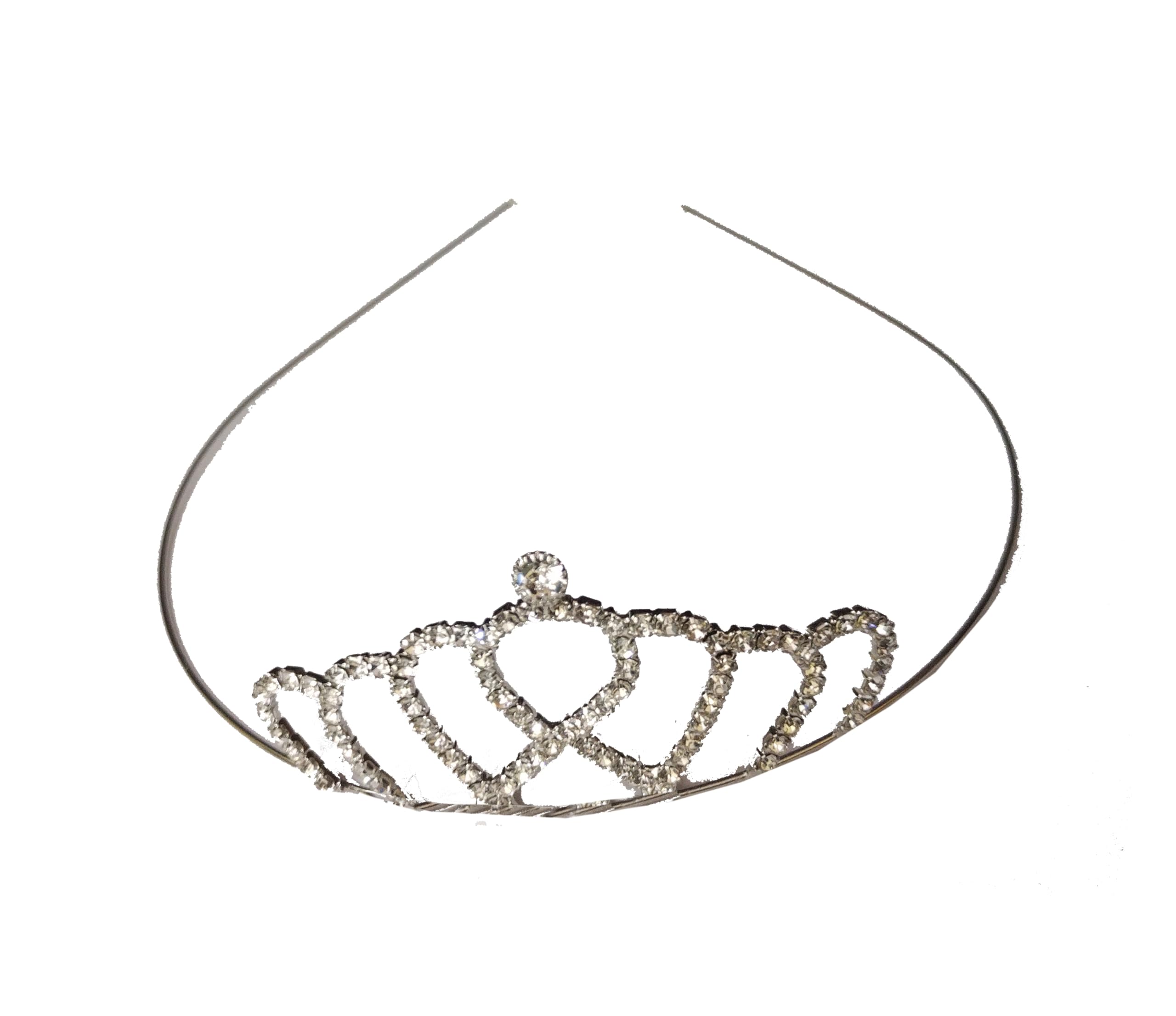 Ziory Sliver Crystal Rhinestone Princess Hair Tiara Crown for Girls and Kids birthday crown for baby girls (4-8 years) (B0CT59XH43) Amazon Price History, Amazon Price Tracker