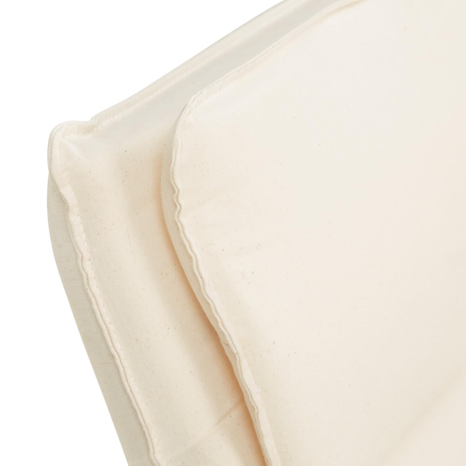 Homestyle4u 2404, Relaxsessel Schwingstuhl mit Armlehne Schwingsessel Wohnzimmer Relax Stuhl Bezug Beige Creme