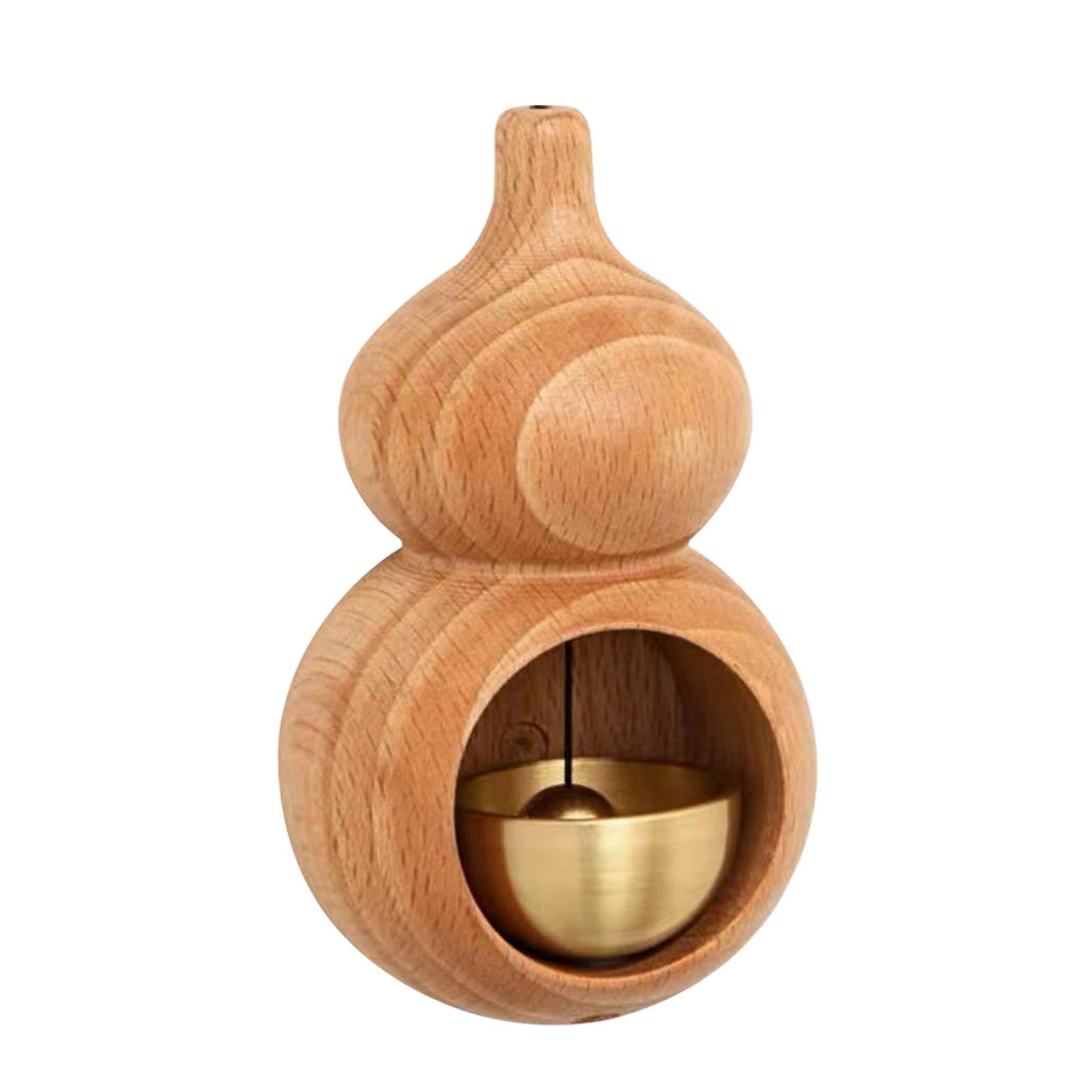 2er Set Magnetische Holztürklingel – Windspiel Mit Messingglocken, Sanfter Alarmton, Klebe- & Magnetbefestigung, Für Haus, Büro, Laden & Haustiertüren