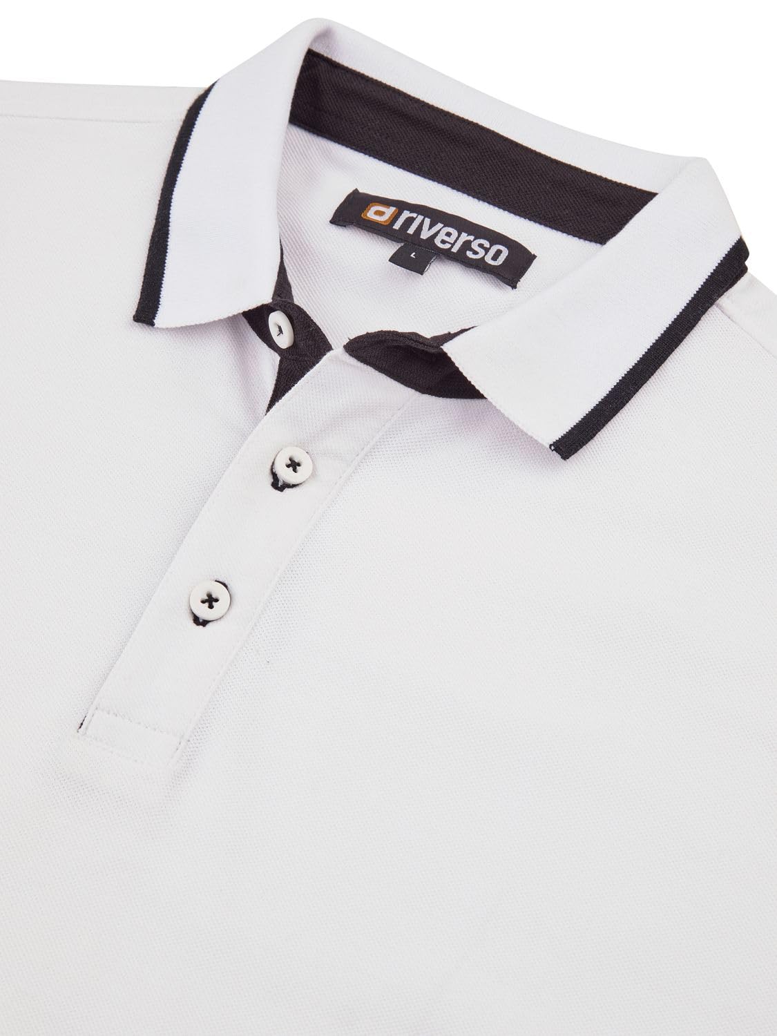 riverso Poloshirt Herren Kurzarm 3er Pack RIVLeano Regular Fit Shirt | Sommer Basic Baumwolle Einfarbig Weiß Schwarz Blau Grün Grau Beige S M L XL XXL 3XL 4XL 5XL