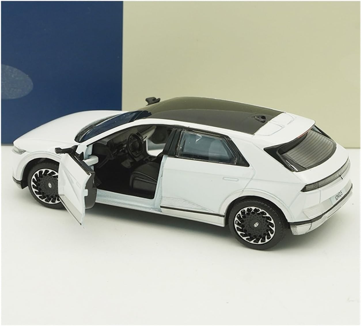 Model Toy Car 1:38 for Hyundai IONIQ 5 N Alloy Diecast Car Model Toy SMen Teens Boys Gift(Black)