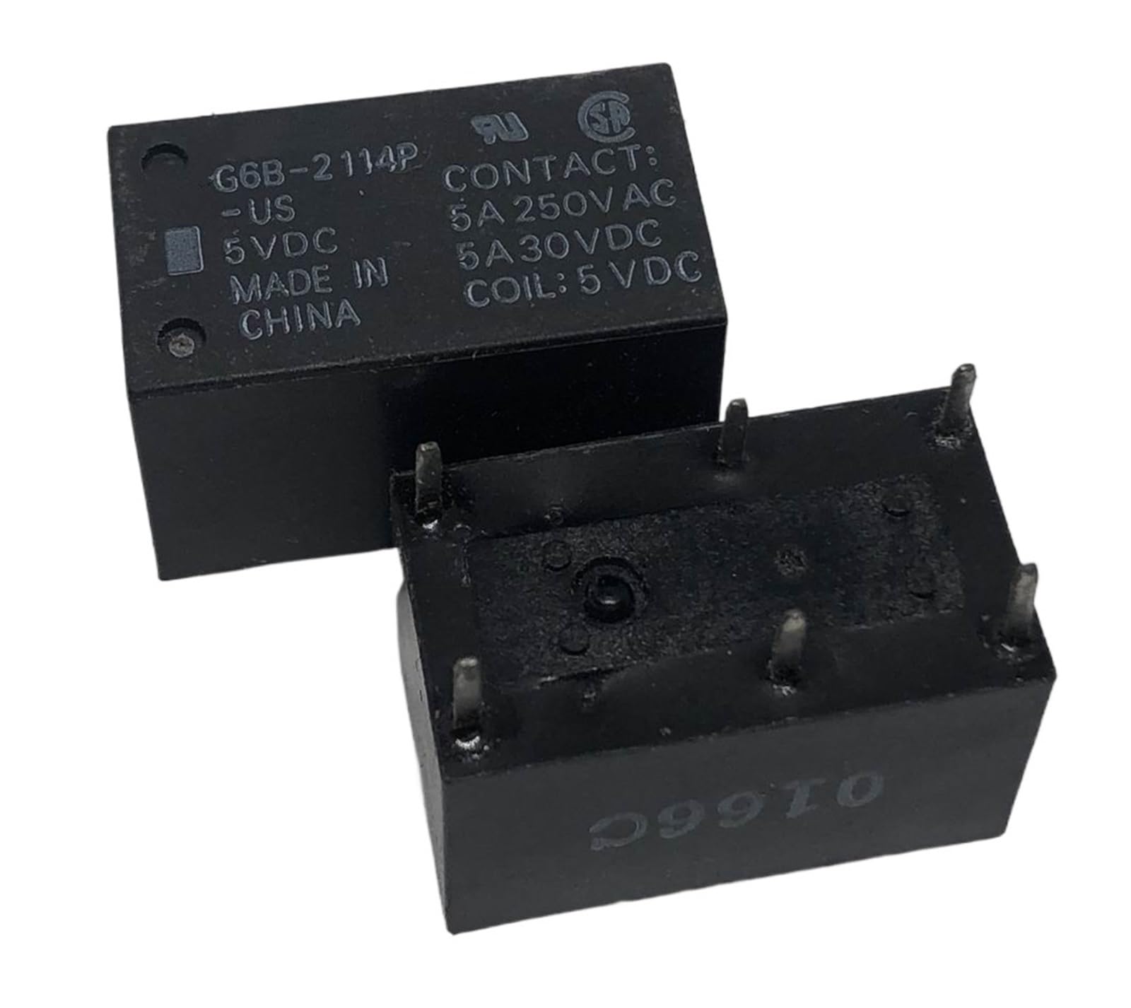 Relais G6B-2114P-US 5VDC NISZA haute précision à 6 broches