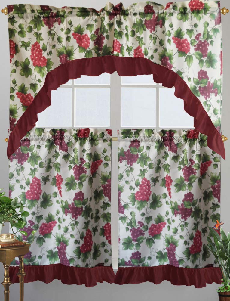 Grape Kitchen Curtains Curtains & Drapes 2023