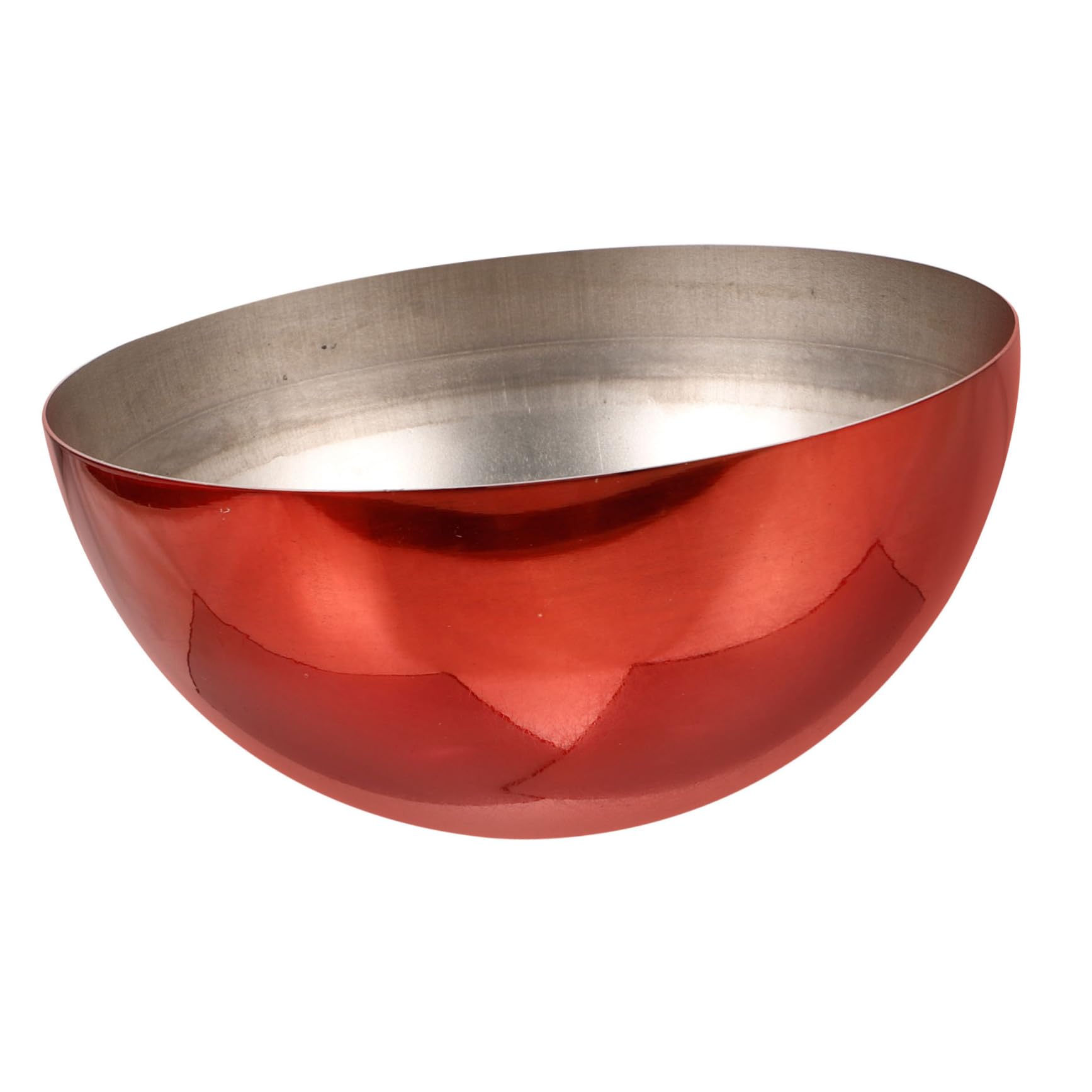 HANABASS Garden Reflective Sphere Outdoor Metal Half Ball Decorative Solar Globes