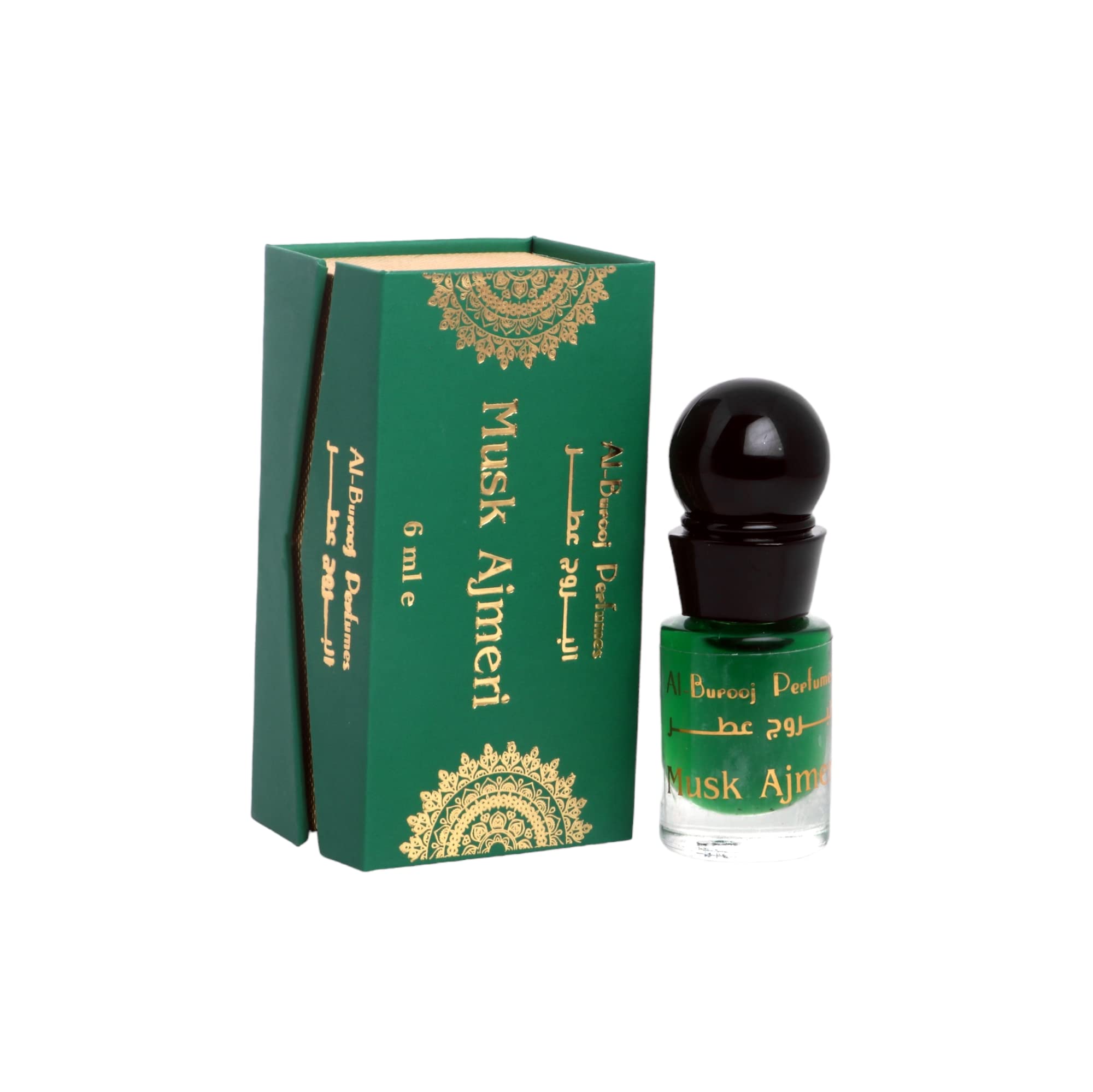Musk Ajmeri Attar by Al Burooj Perfumes | 6ml Roll-On Perfume Oil | Alcohol-Free Long Lasting Attar (8–12 Hours) | Premium Oriental Floral Musk Fragrance for Men & Women-image-10