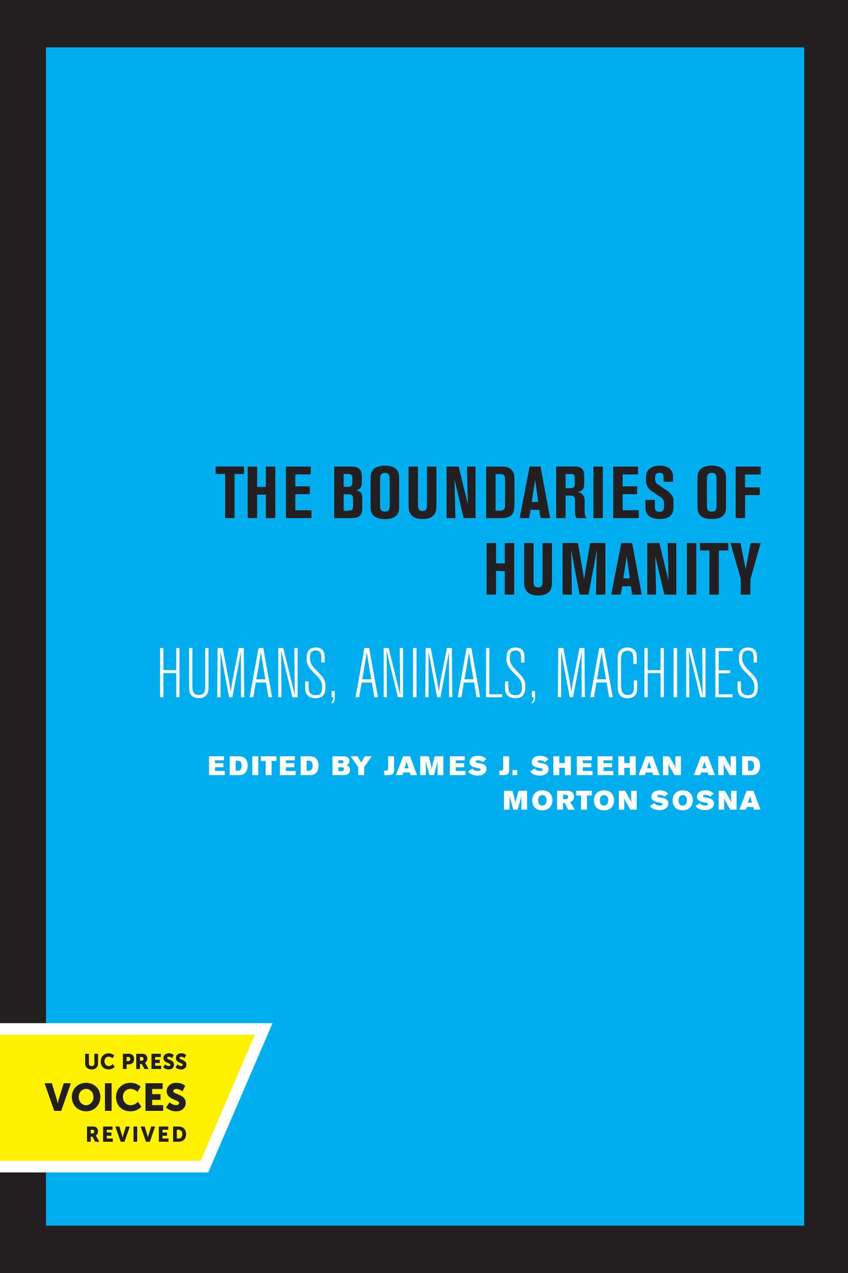 Boundaries of Humanity: Humans, Animals, Machines
