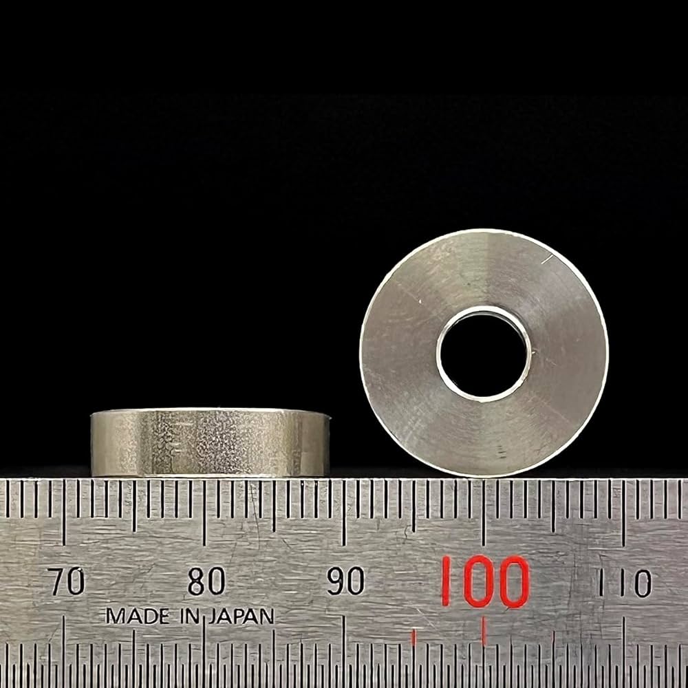 ステンレスカラー内径19ｍｍ×外径35ｍｍ×長さ10ｍｍ×2ケ,厚さ5ｍｍ×2ケ スペーサー ステンレス M10 用 内径10.2mm 外径16mm 長さ35mm 1