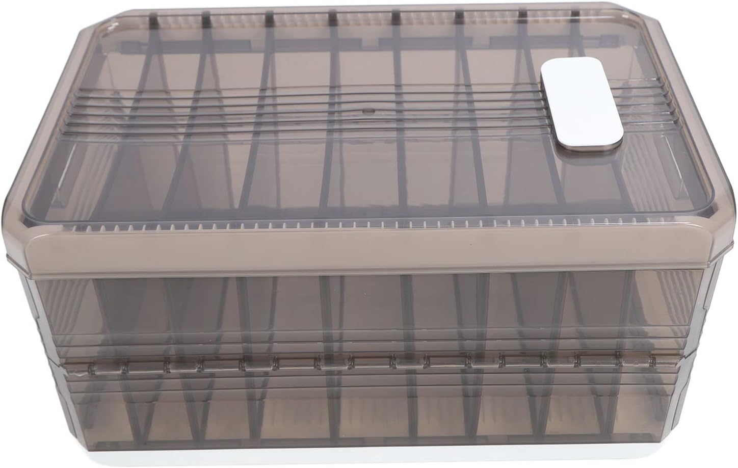 Foldable Clothes Compartment Storage Box, Multi Functional Wardrobe Organizer, PP Material, Space Saving Design with Slide Rail, Easy to Assemble and , Ideal for Drawers and (with Lid 9 Grids)