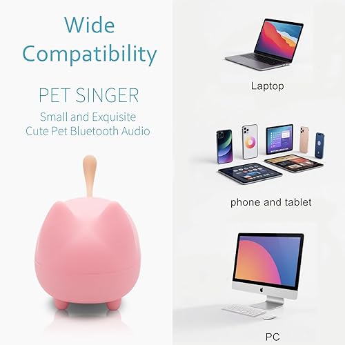 Miniatura 7 de gingo Lindo altavoz portátil Bluetooth altavoz mini altavoces inalámbricos con claridad estéreo para la casa de los niños, decoración de la