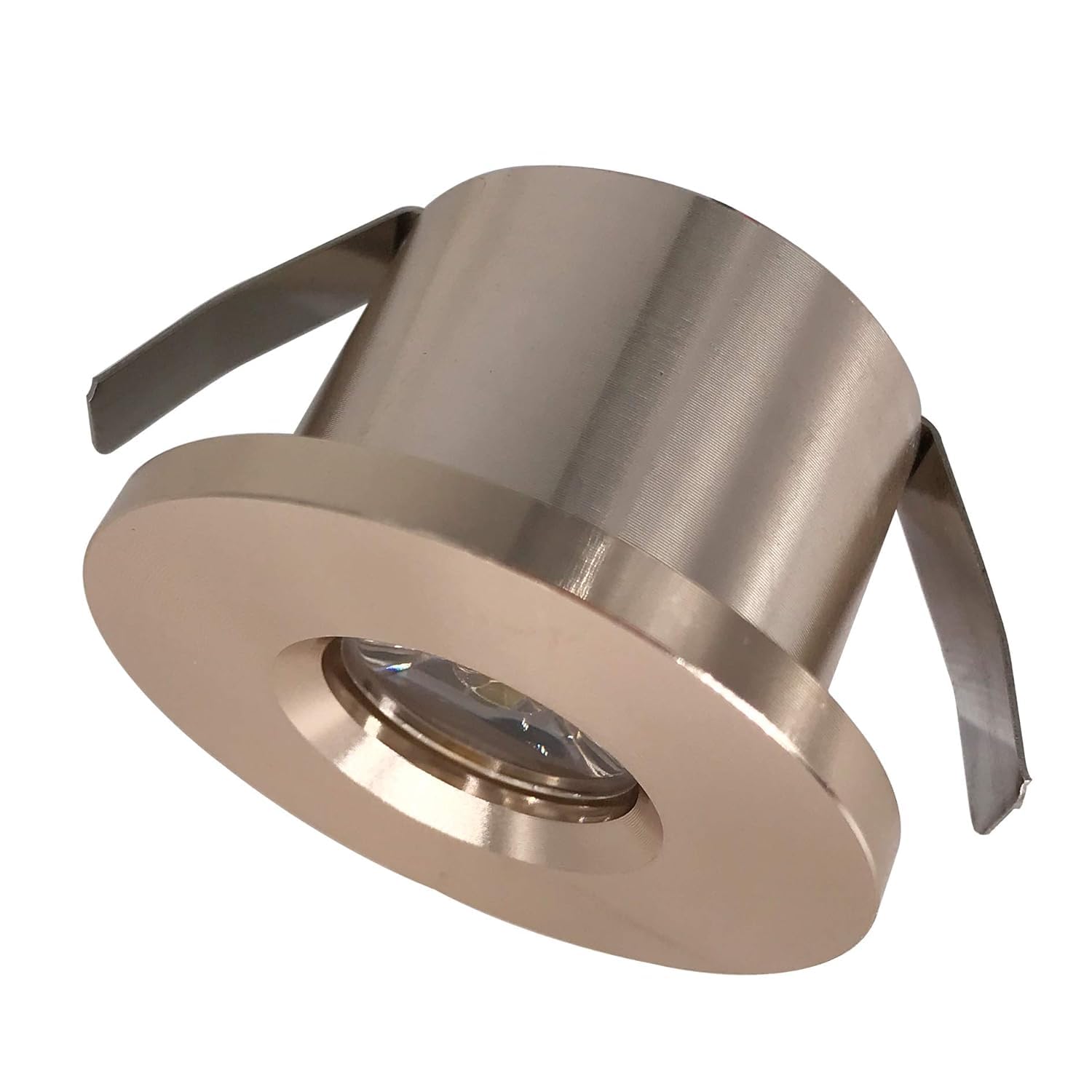 3 Watt Warm White Led Spot Ceiling Light for False Ceiling, Aluminium Metal Powder Coated, Bright Led Light with Chip, Round (Pack of 1)