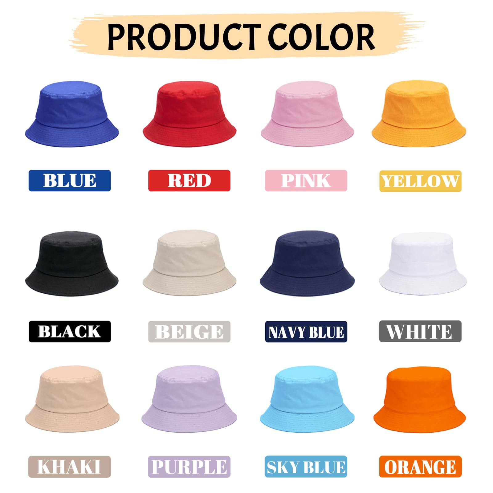 Cappello da Pescatore Personalizzato, Cappello Pescatore Personalizzati Ricamo con Testo e Logo, Protezione per da Sole Estivo Cappello da Spiaggia, per All'aperto Escursioni in Campeggio