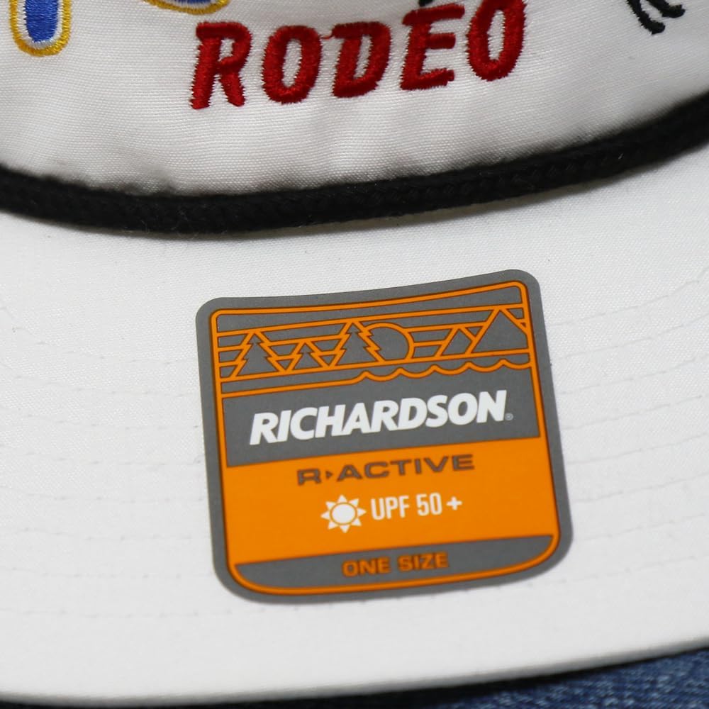 WHISKEY BENT HAT CO. Ranch Rodeo Dri-Fit UPF 50+, Water Resistant, Roped Snapback Hat - Image 5