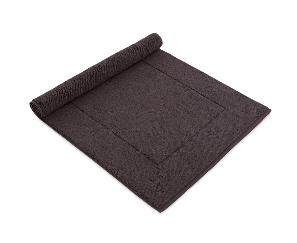 möve New Essential Badteppich 60 x 60 cm aus 100% Baumwolle, graphite